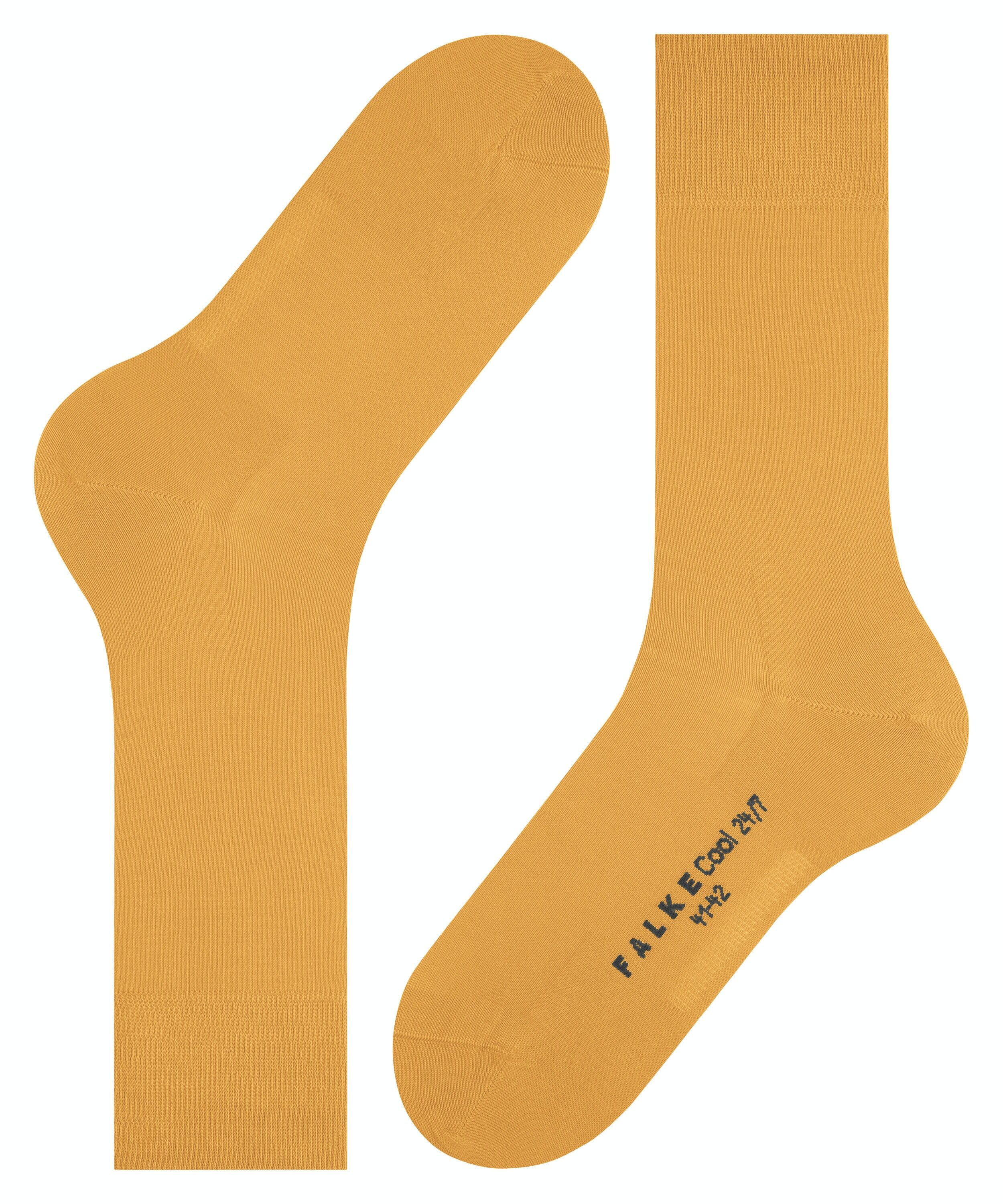 FALKE Cool 24/7 herensokken, geel (hot ray)