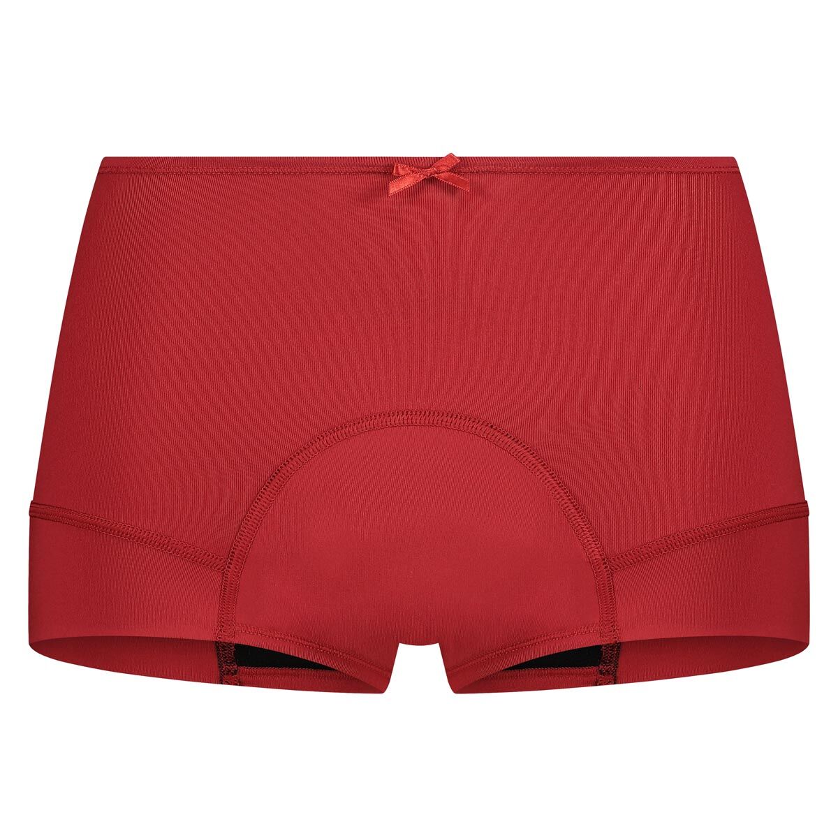 RJ Bodywear RJ dames Period Undies dames short heavy flow (1-pack), menstruatieslip, donkerrood