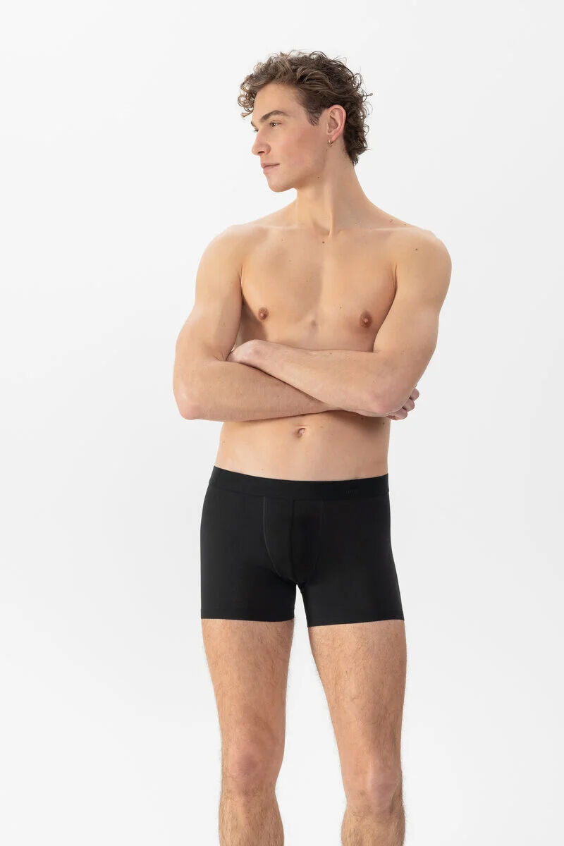 Mey heren long-shorty Business Class Premium, boxer normale lengte, zwart