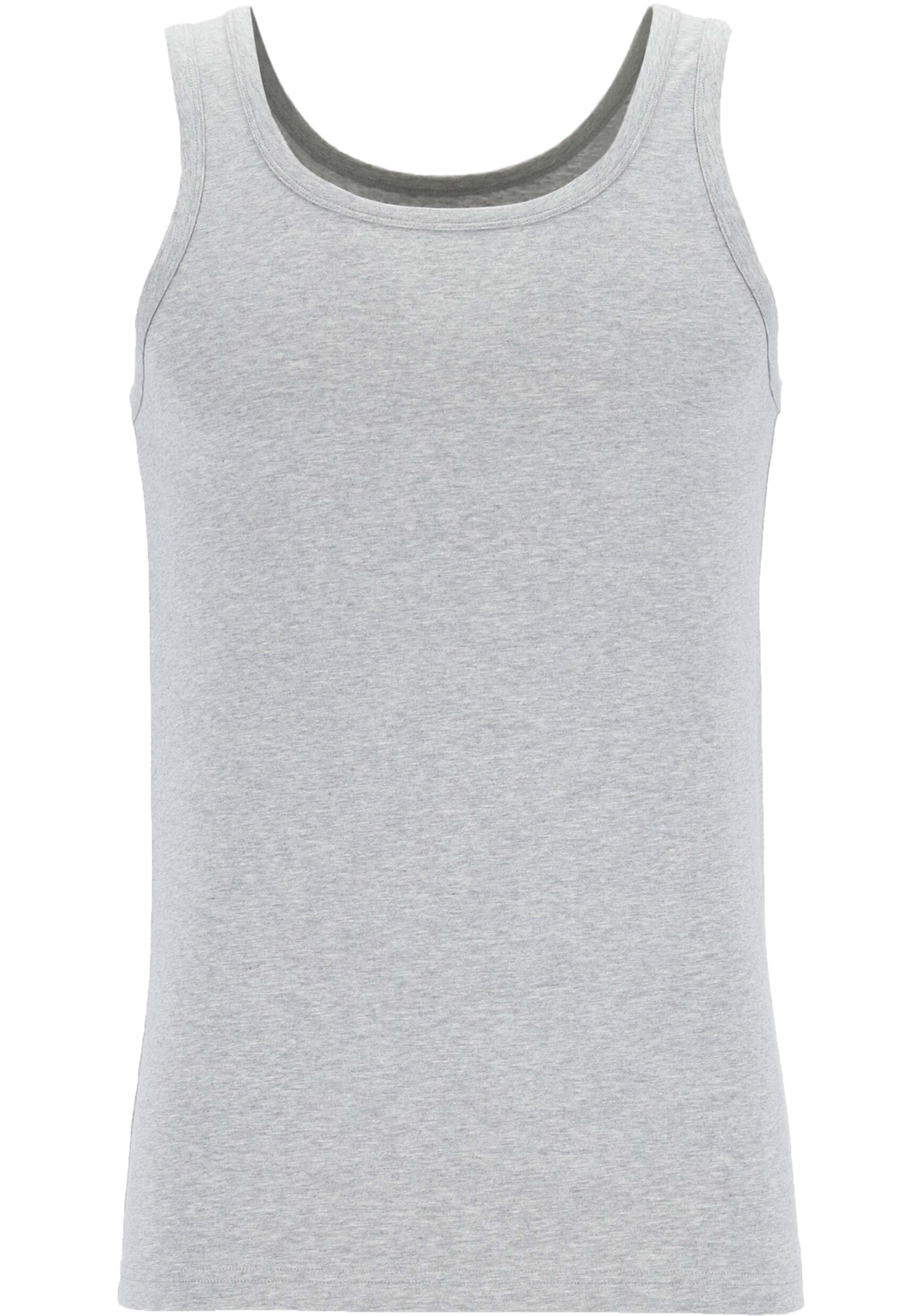 02-8711665827995_ten_cate_singlet_2p_HR TEN CATE Basics men singlet (2-pack), heren hemden O-hals, grijs melange