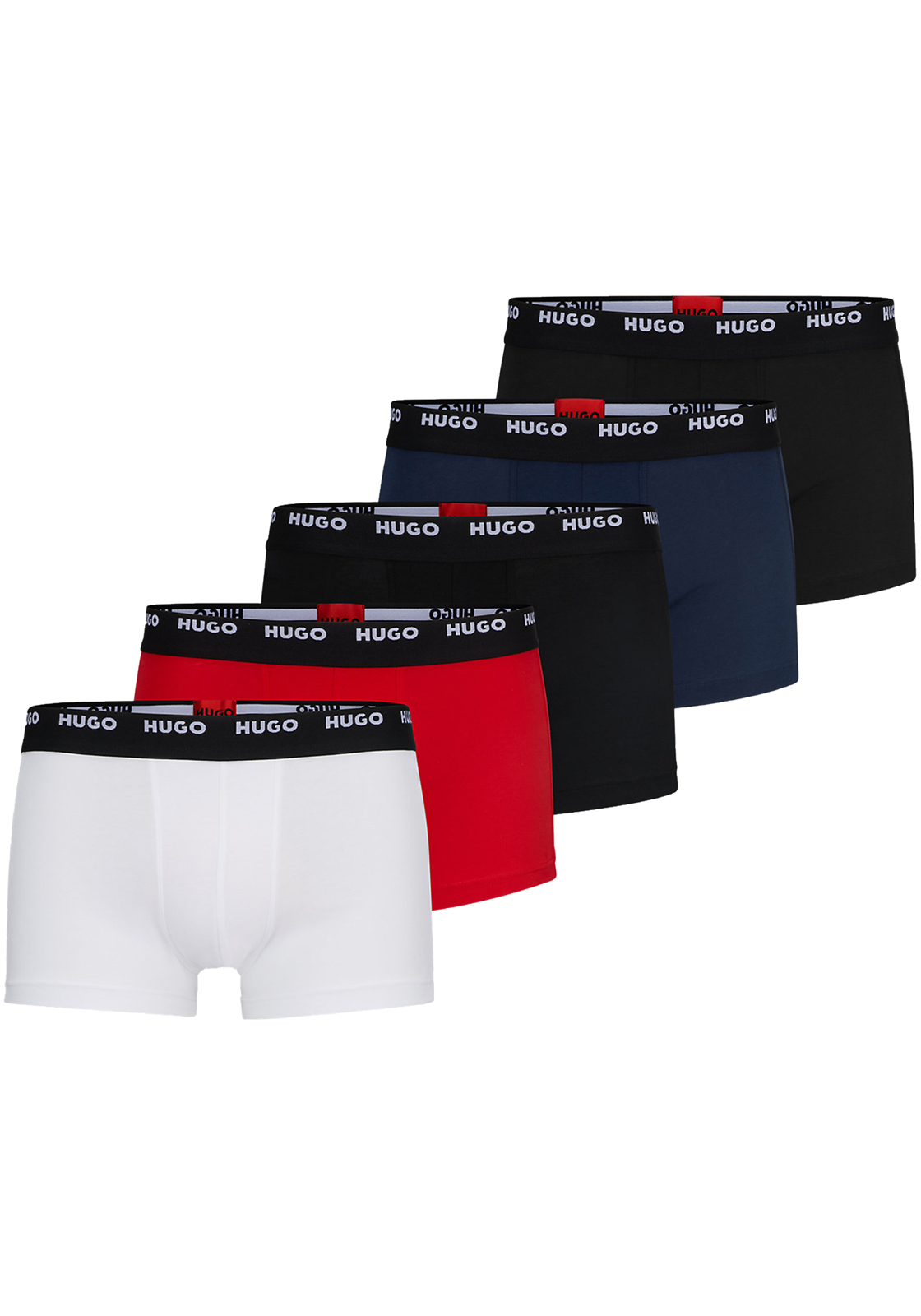 1-4063538204544-50479944-992-boxers-hugo_boss_HR HUGO trunks (5-pack), heren boxers kort, multicolor