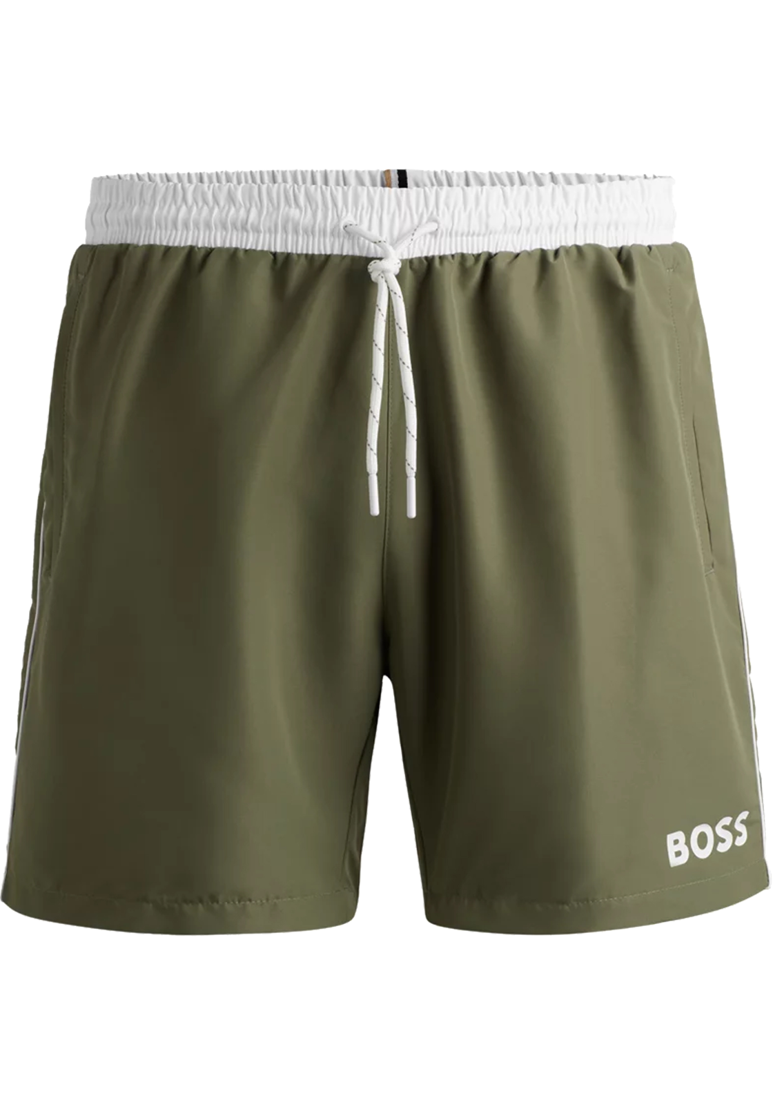 hbeu50515191_250_100 HUGO BOSS Starfish swim shorts, heren zwembroek, olijfgroen