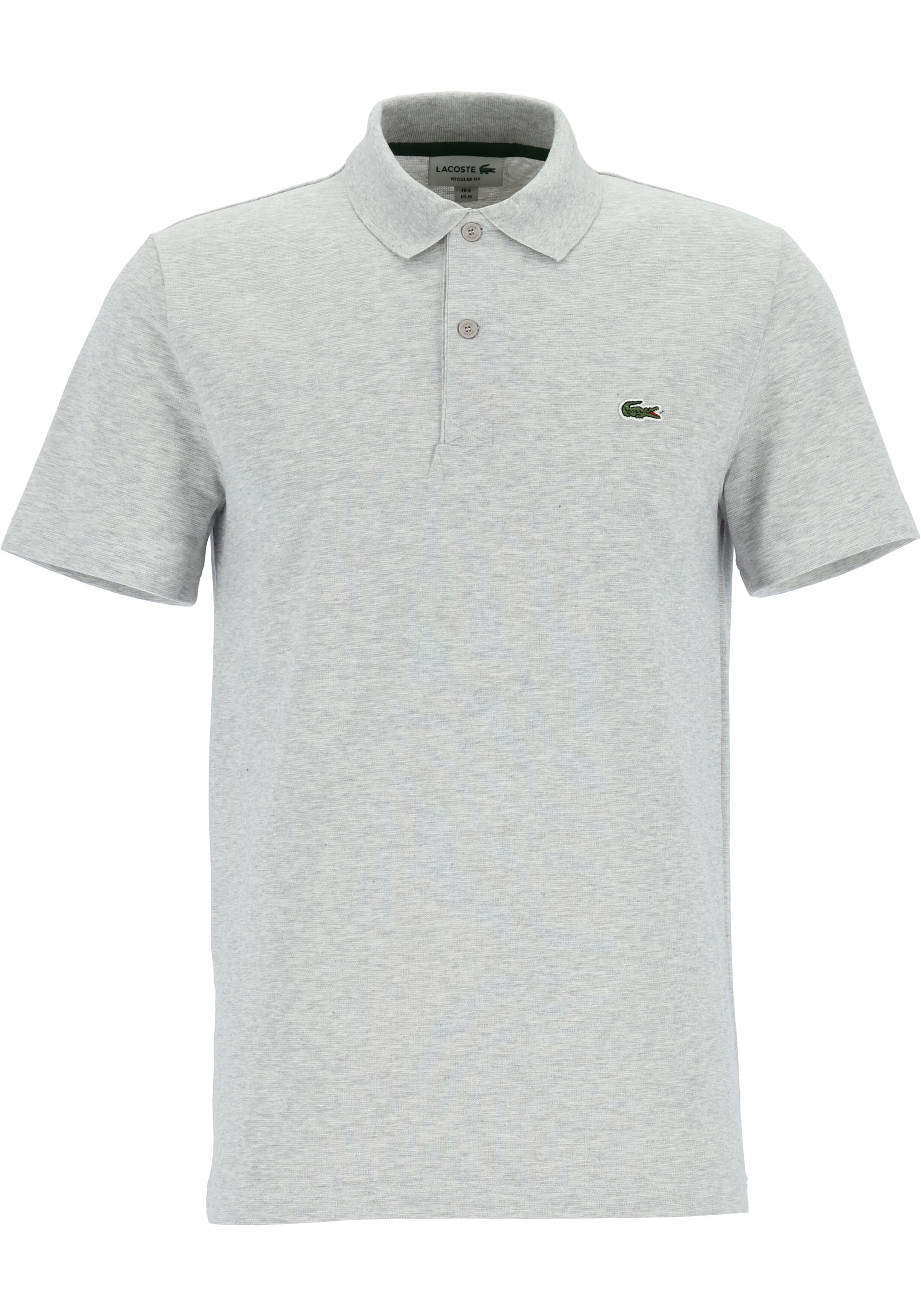 Lacoste Sport Polo Regular Fit stretch, lichtgrijs melange