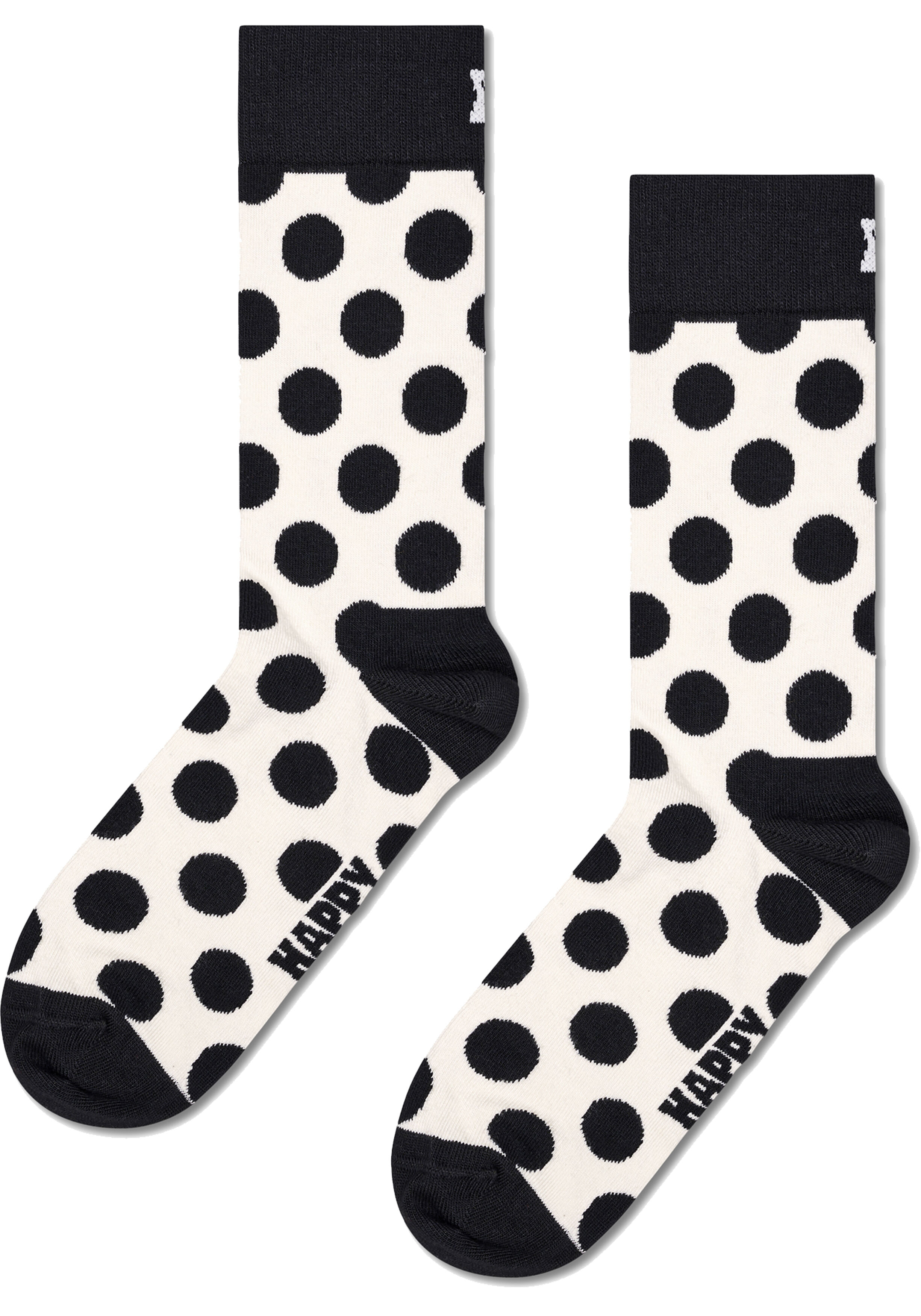 Happy Socks Black And White Socks Gift Set (3-pack), unisex sokken in cadeauverpakking, zwart