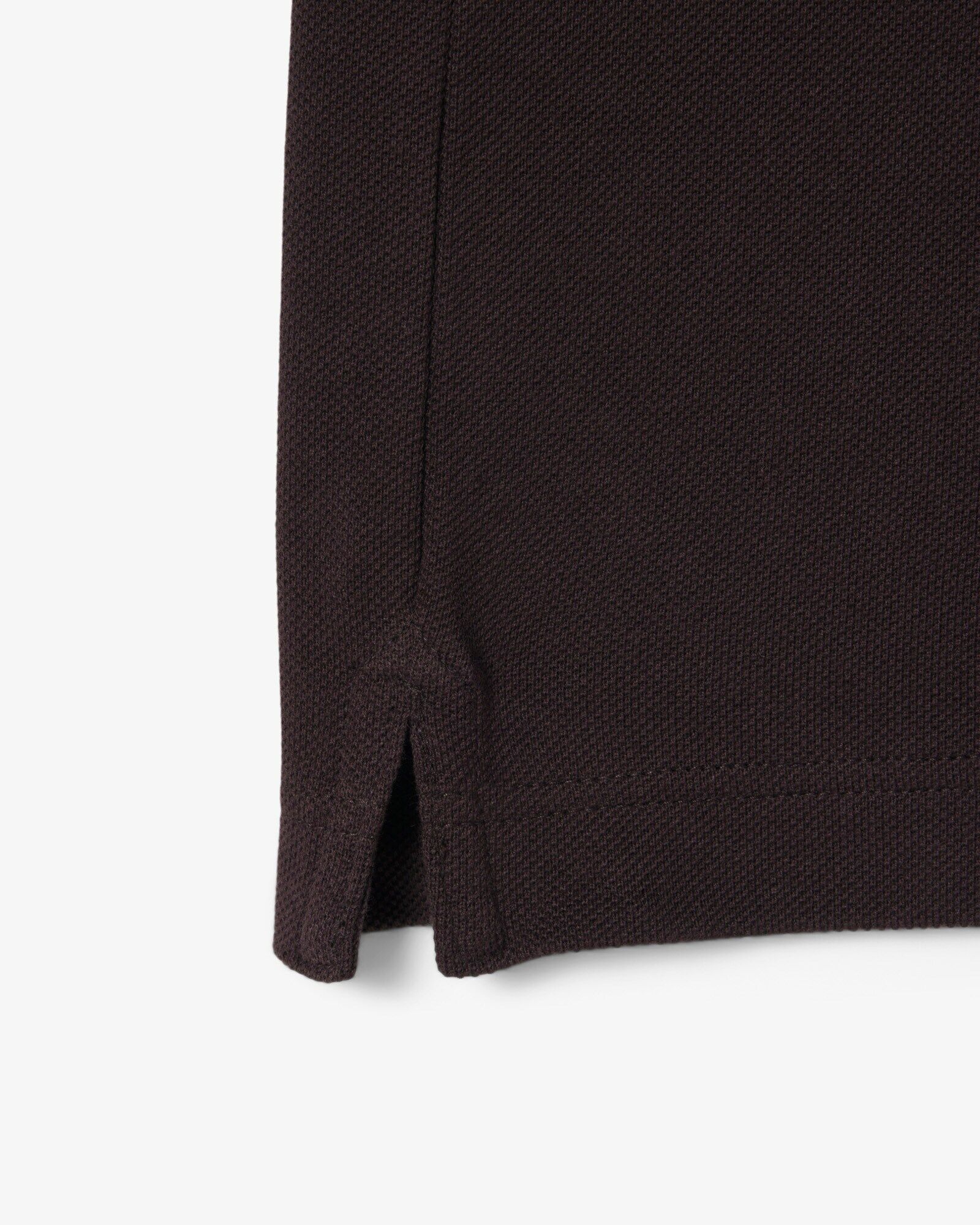 Lacoste Slim Fit polo, buffel donkerbruin
