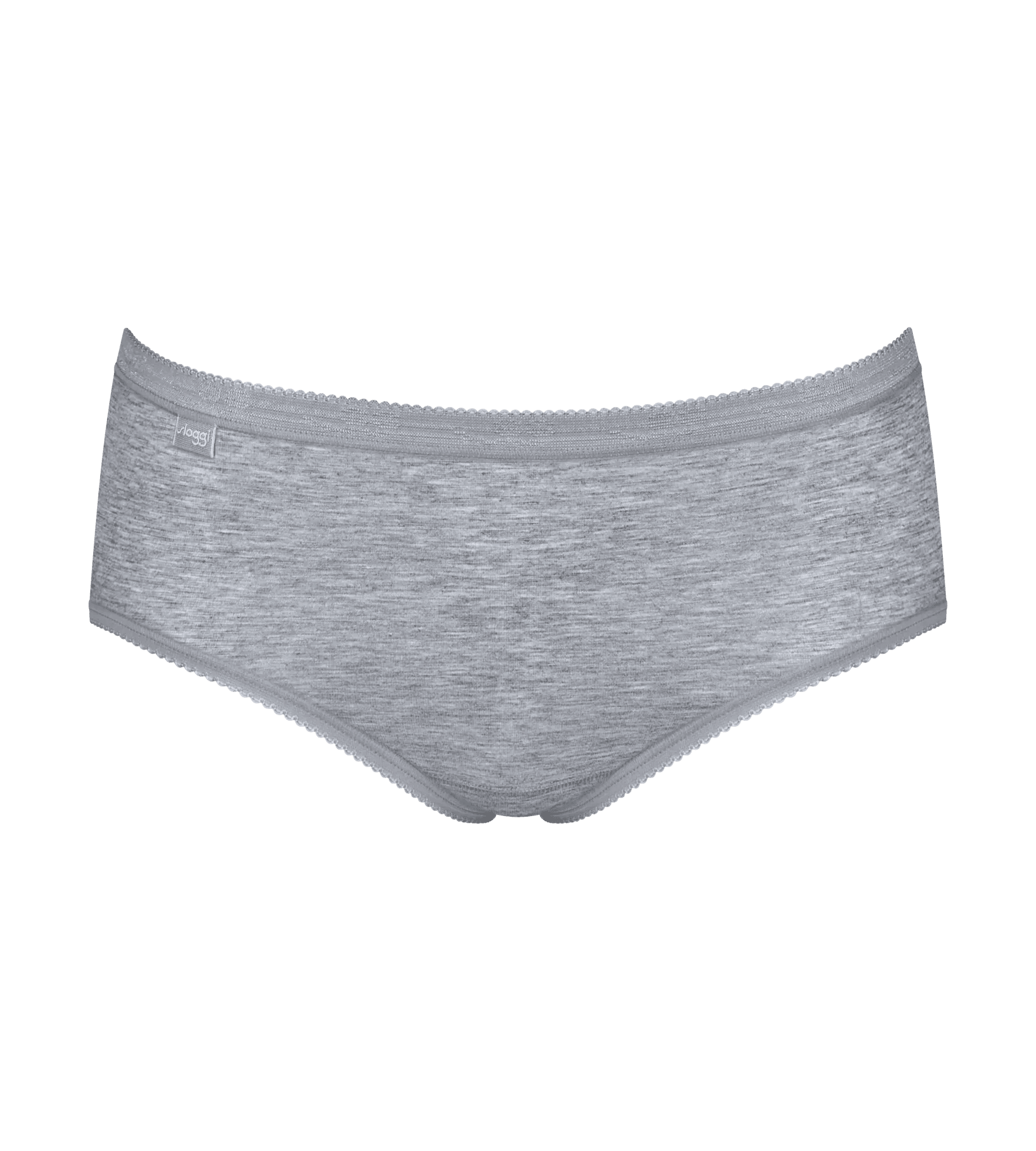 Sloggi Women Basic+ Midi (4-pack), dames slip, heel lichtroze, roze, aubergine en grijs