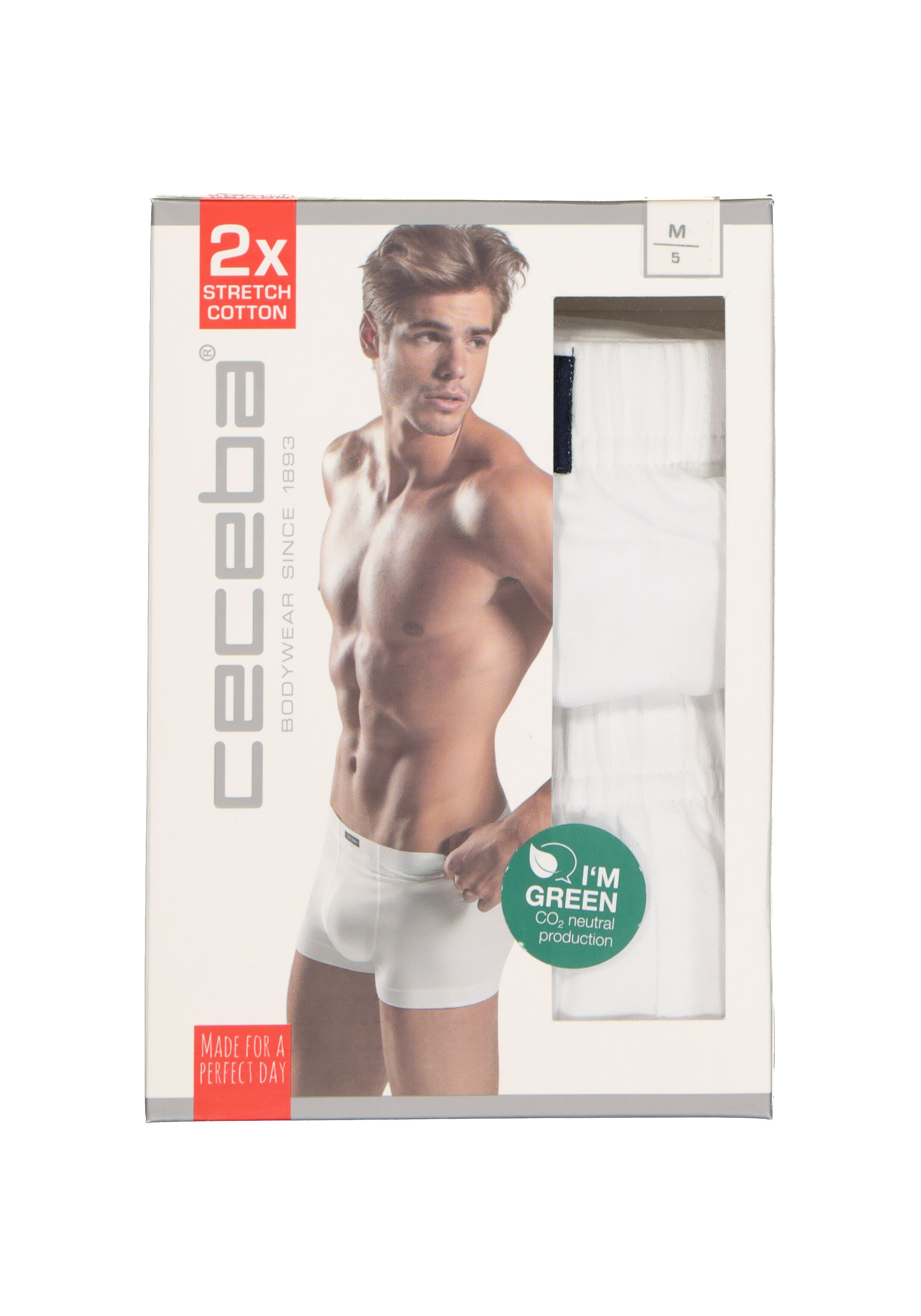 Ceceba heren boxers (2-pack), wit