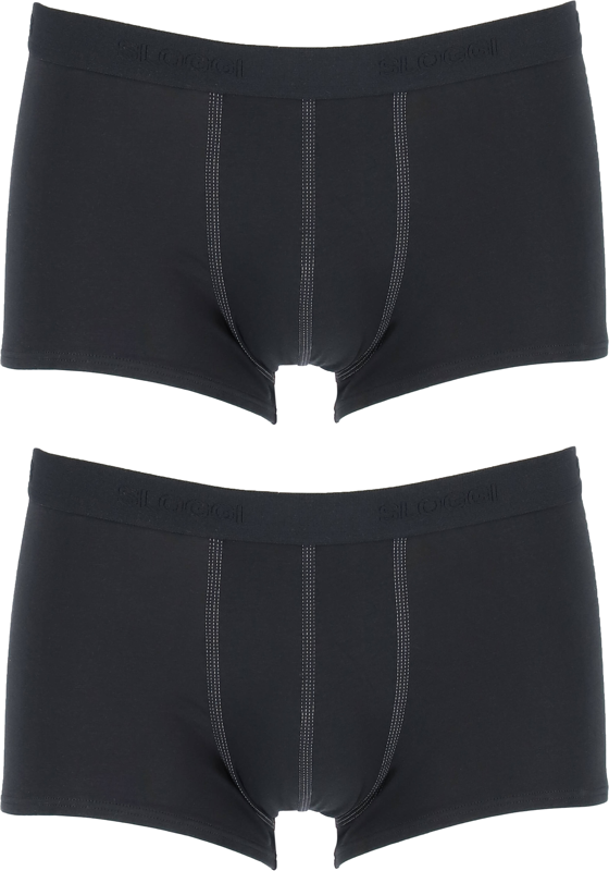 Sloggi Men 24/7 Hipster, heren boxers (2-pack), zwart Sloggi Men 24/7 Hipster, heren boxers (2-pack), zwart