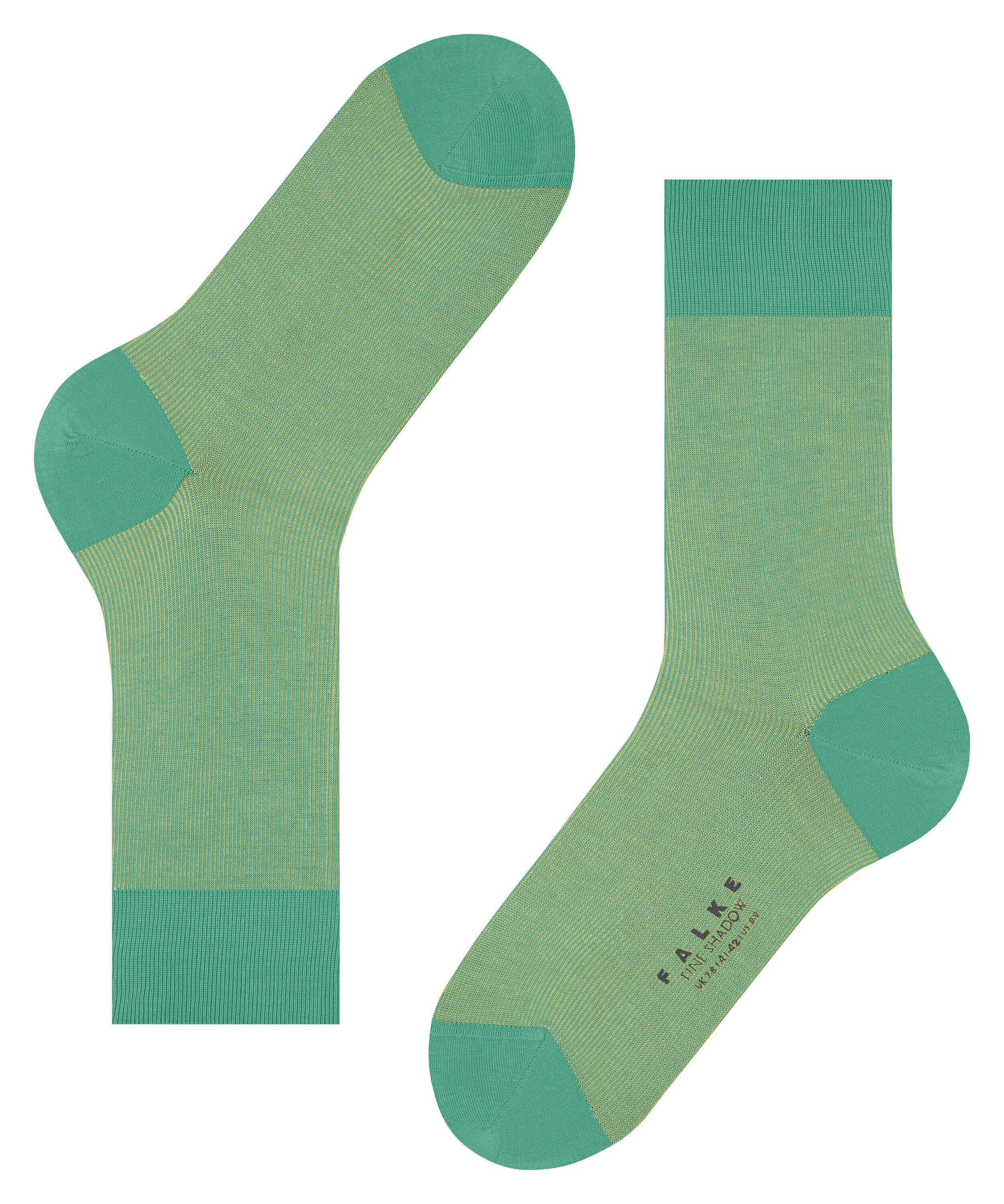 FALKE Fine Shadow herensokken, groen (oceangreen)