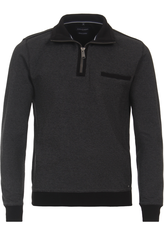 CASA MODA comfort fit schipperstrui, grijs melange CASA MODA comfort fit schipperstrui, grijs melange