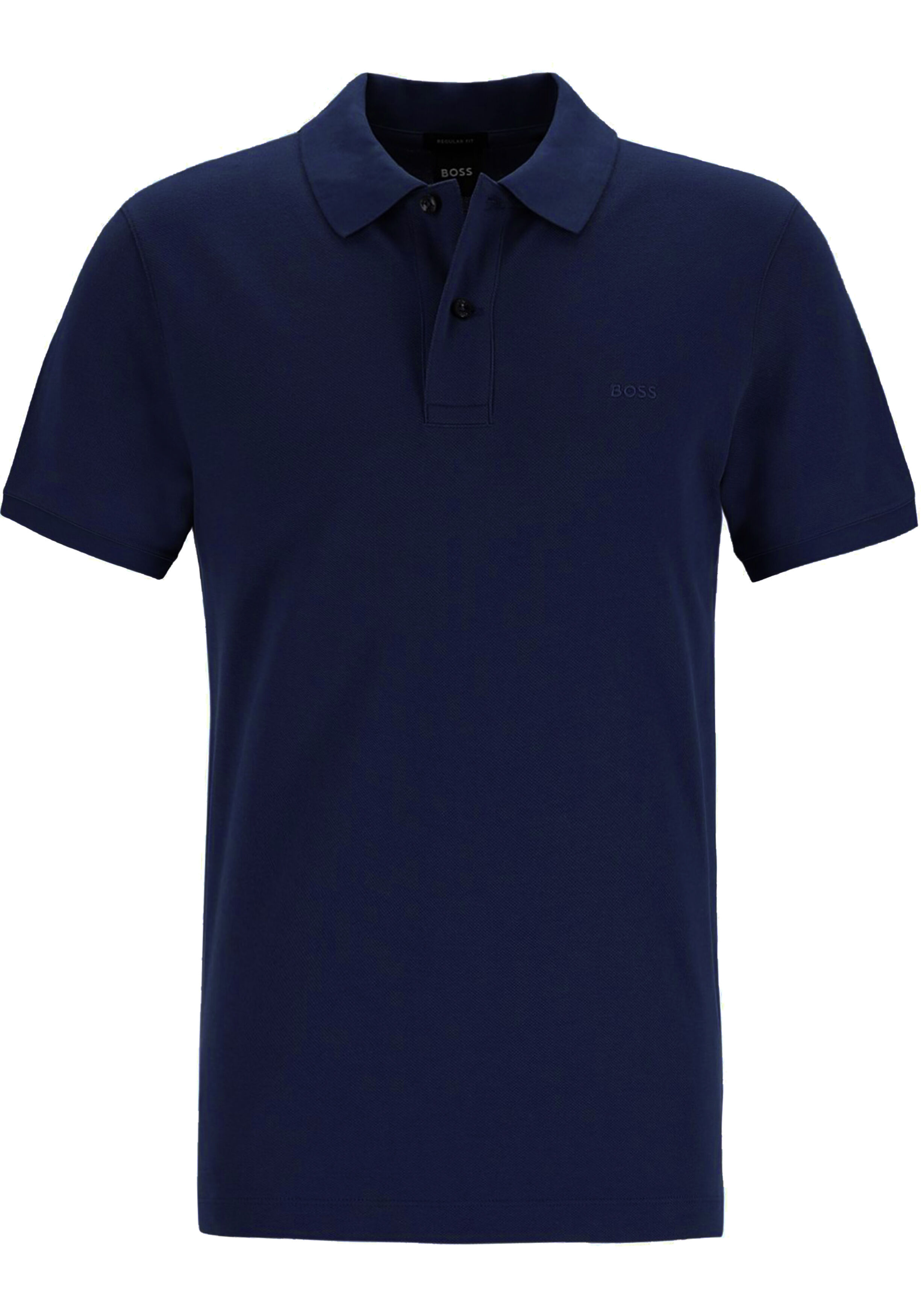 BOSS Pallas regular fit polo, pique, kobalt blauw