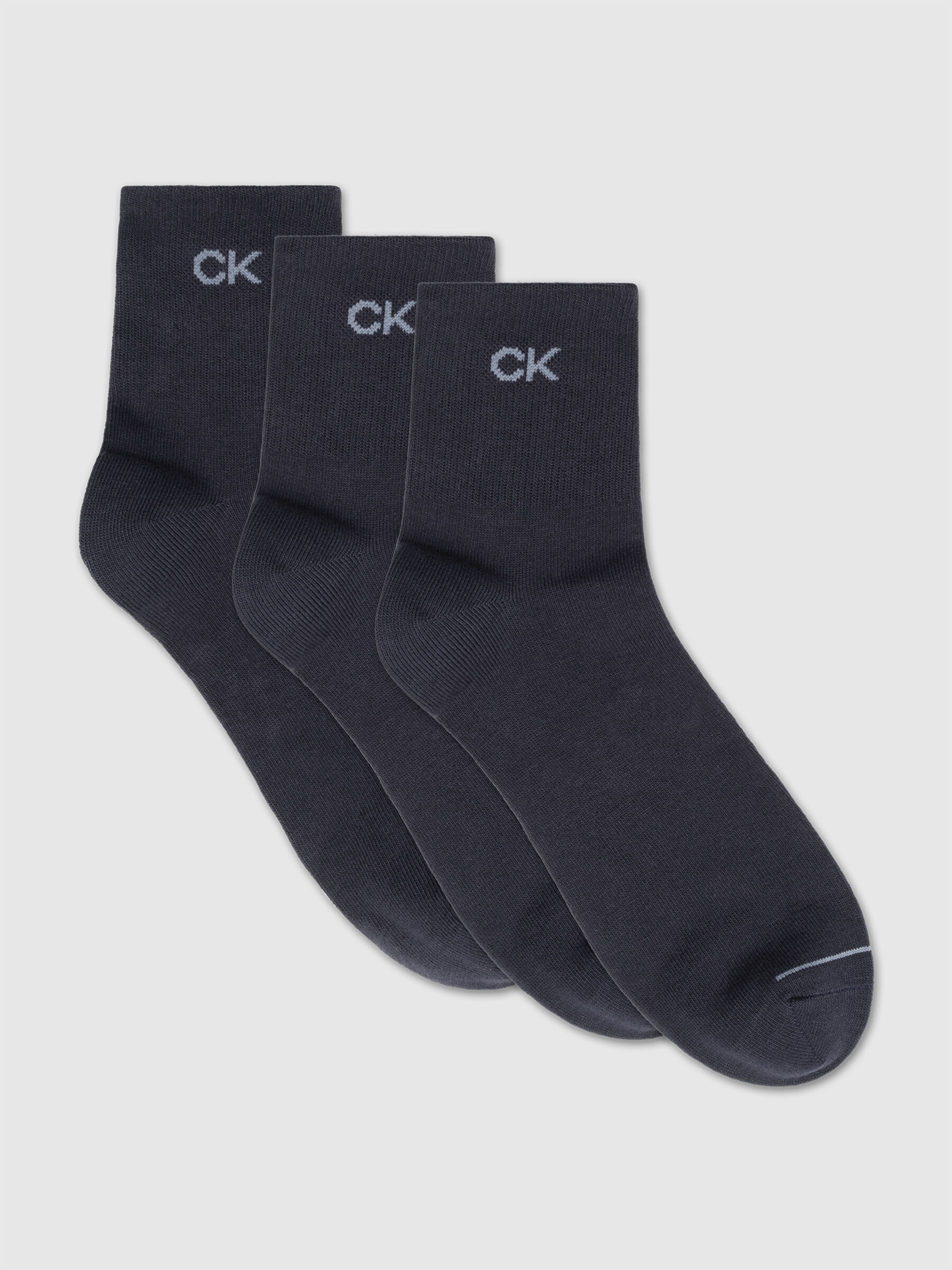 Calvin Klein herensokken Nick (3-pack), hoge enkelsokken, donkerblauw