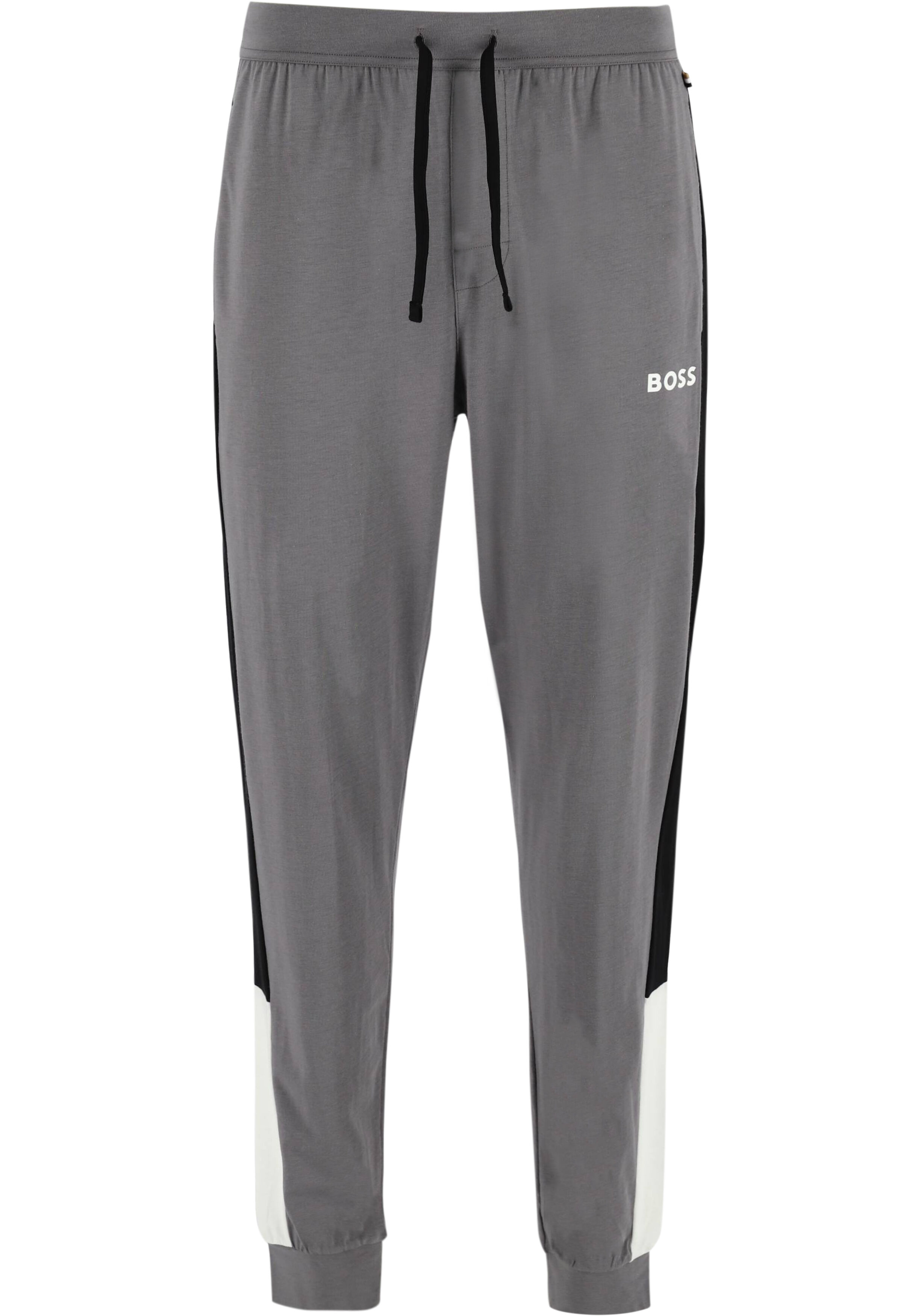 BOSS Balance Long Set, heren pyjama set, donkergrijs