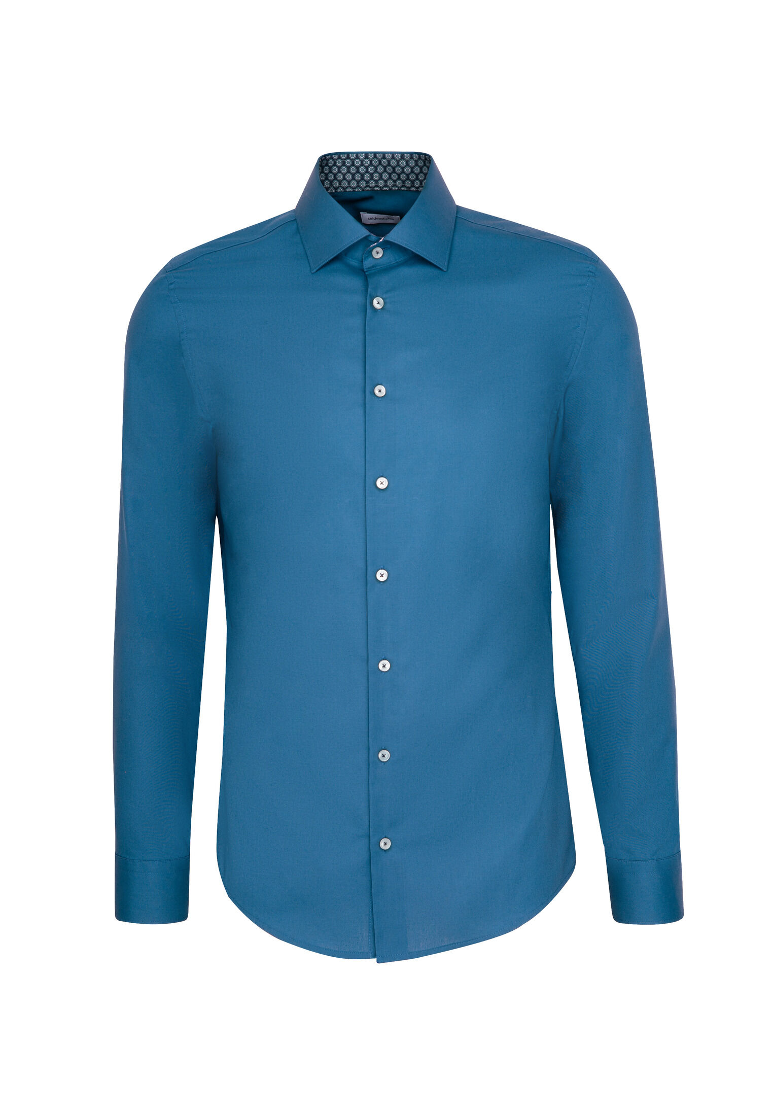 Seidensticker slim fit overhemd, popeline, groen