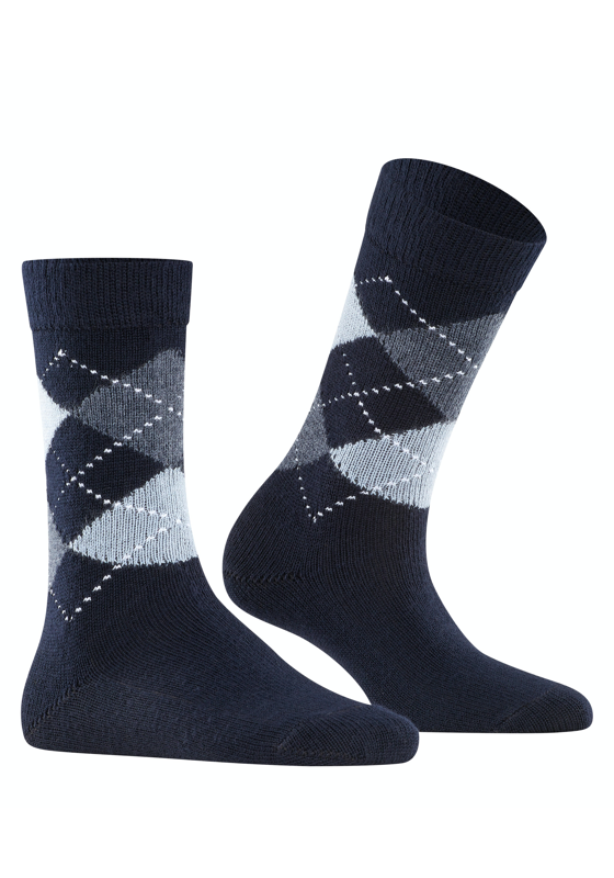 Burlington Whitby damessokken, blauw (marine) Burlington Whitby damessokken, blauw (marine)