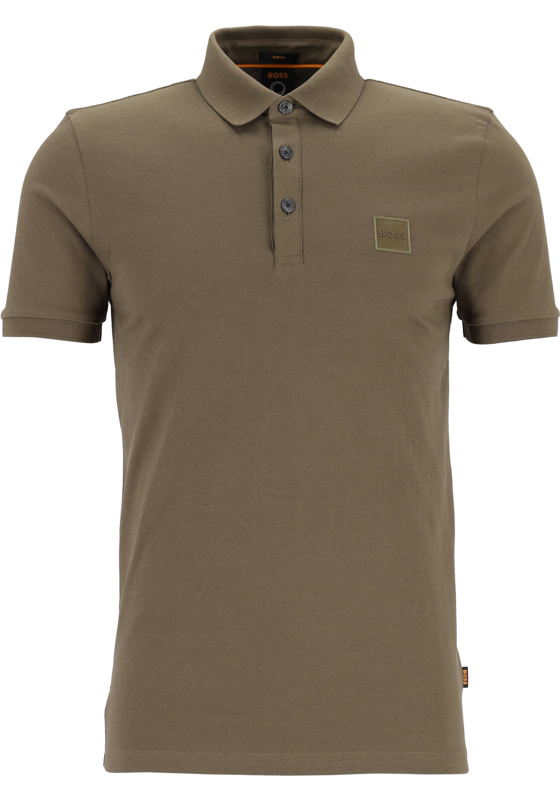 1-4037557151134-hugo_boss-HB_50472668308_PS_groen_4fotos_HR HUGO BOSS Passenger slim fit polo, stretch heren polo korte mouw, donker groen