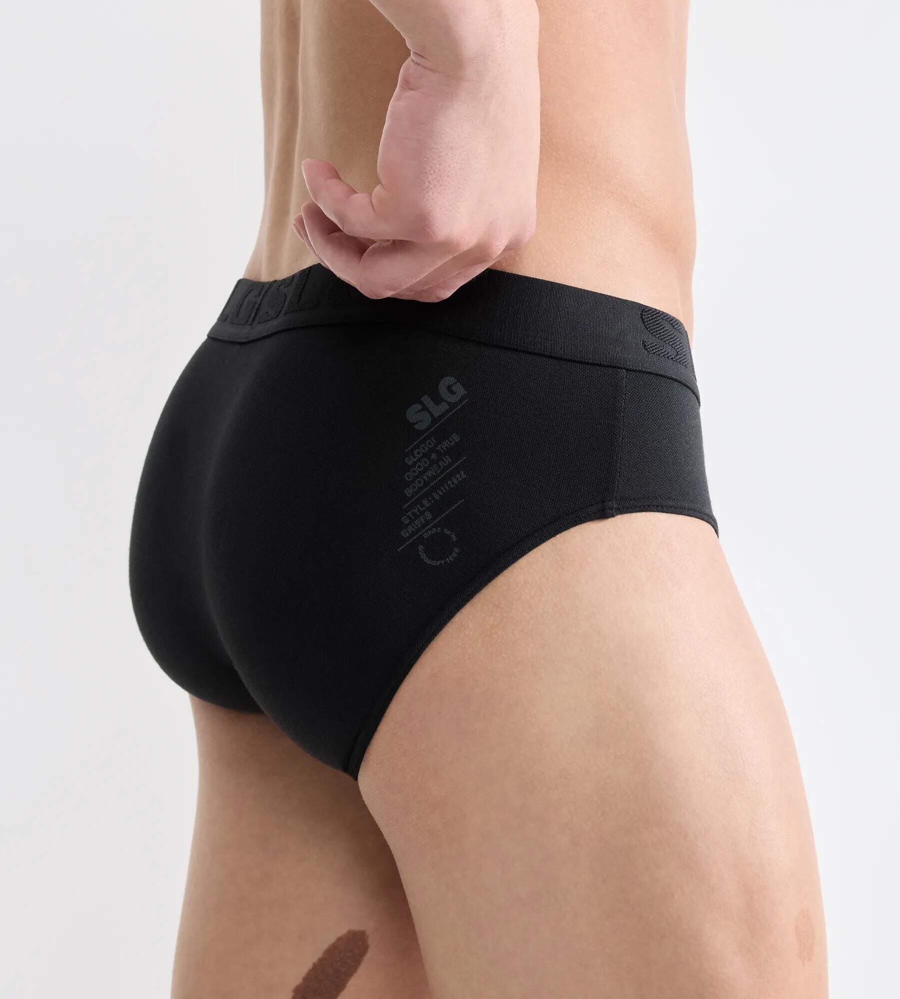 Sloggi Men SLG Base Soft Brief, heren slip (2-pack), zwart