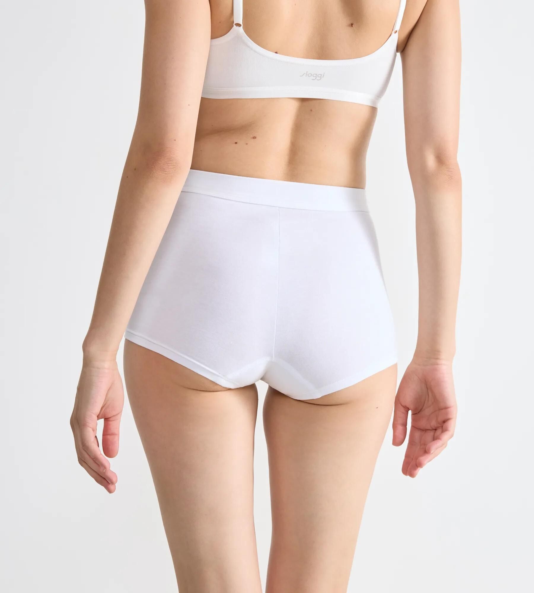 Sloggi Women Double Comfort T Short (1-pack), dames boxer, wit