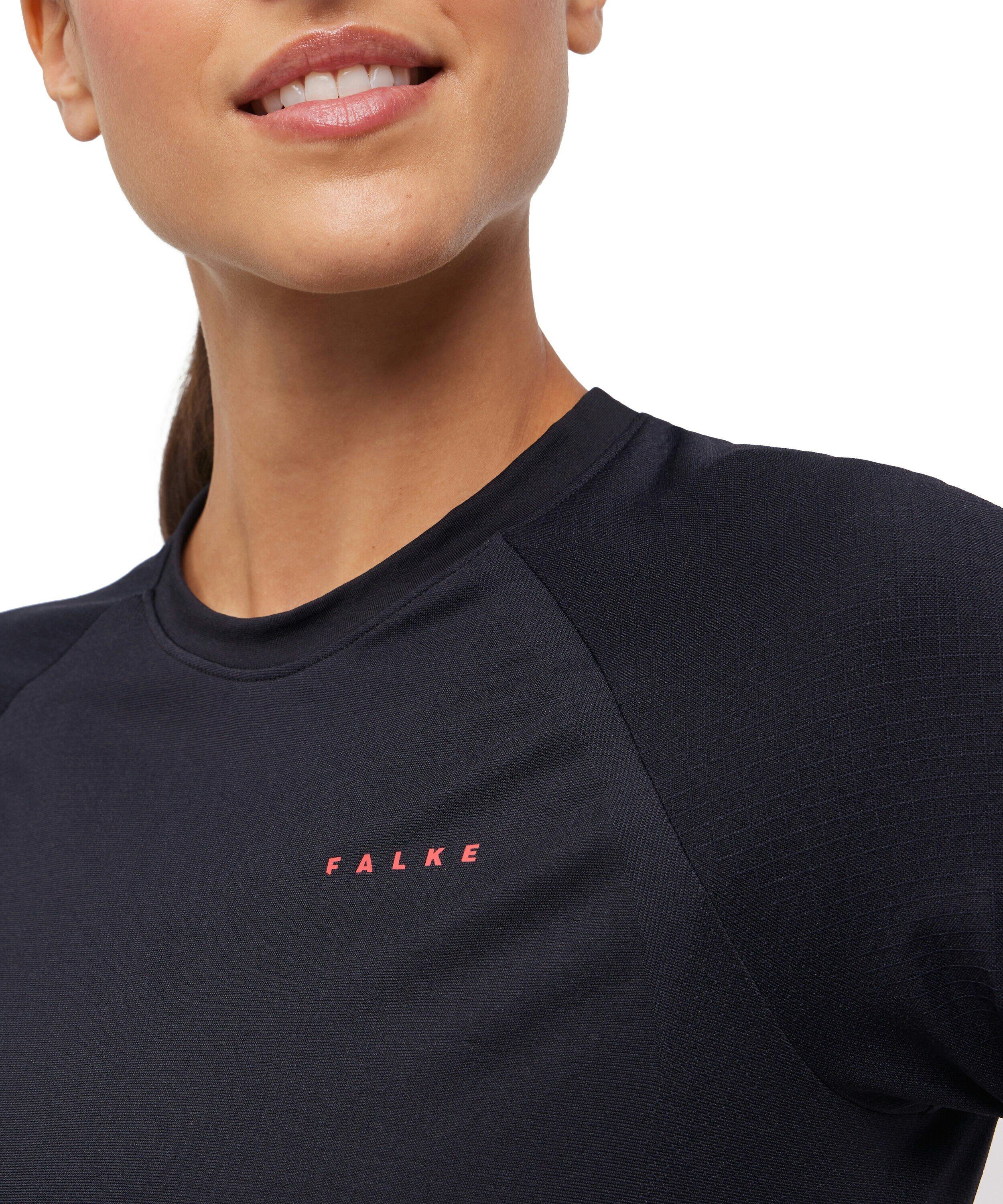 FALKE dames training T-shirt, zwart (black)
