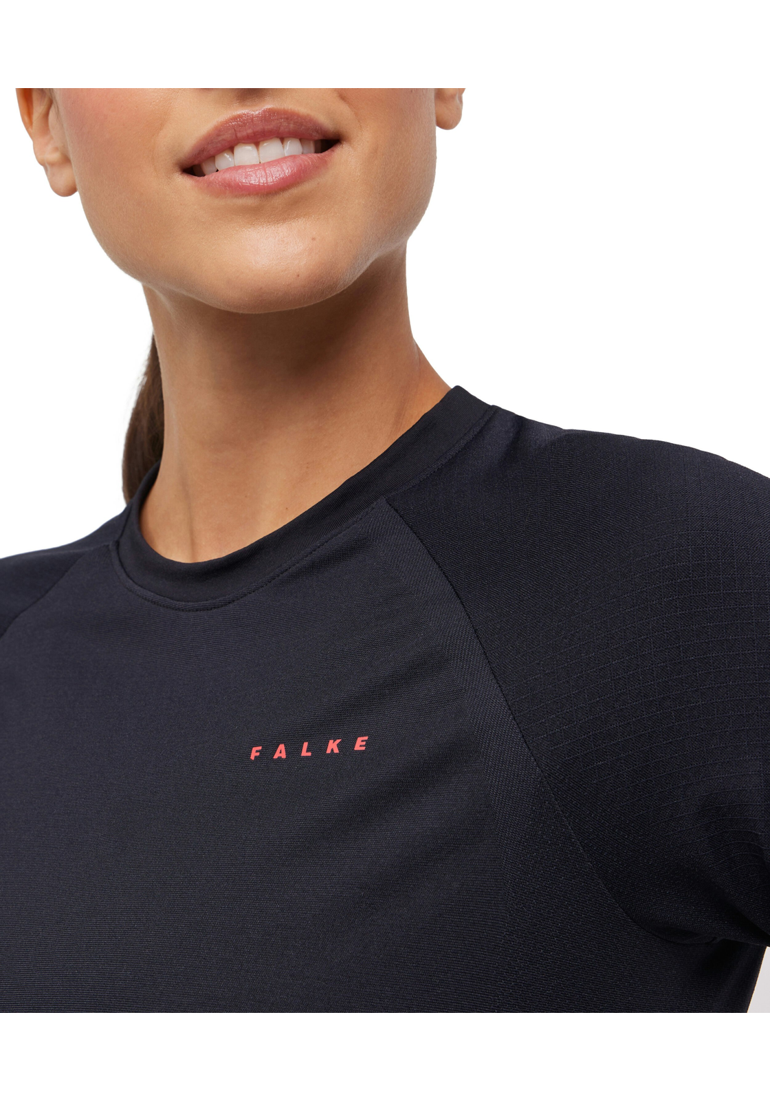 FALKE dames training T-shirt, zwart (black) FALKE dames training T-shirt, zwart (black)