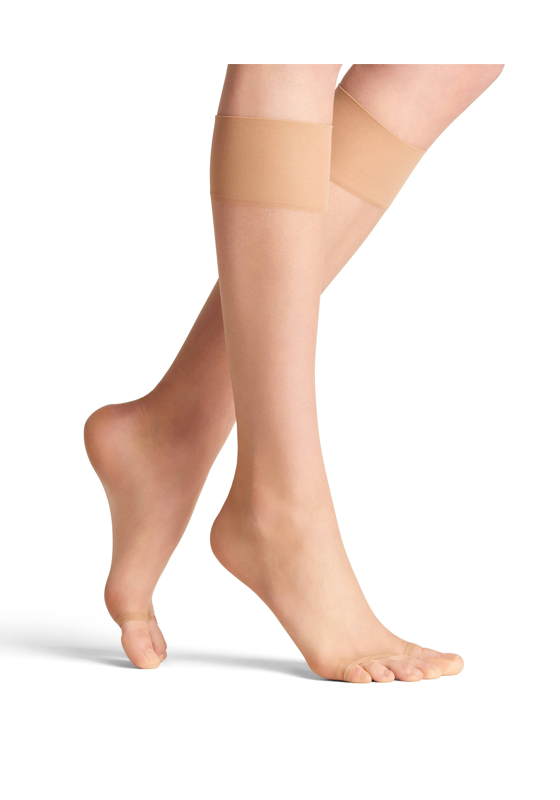 FALKE Shelina toeless 12 DEN dames kniekousen, beige (powder) FALKE Shelina toeless 12 DEN dames kniekousen, beige (powder)