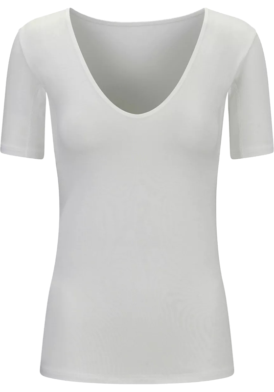 FALKE dames T-shirt Daily Climate Control, korte mouw, wit (white) FALKE dames T-shirt Daily Climate Control, korte mouw, wit (white)
