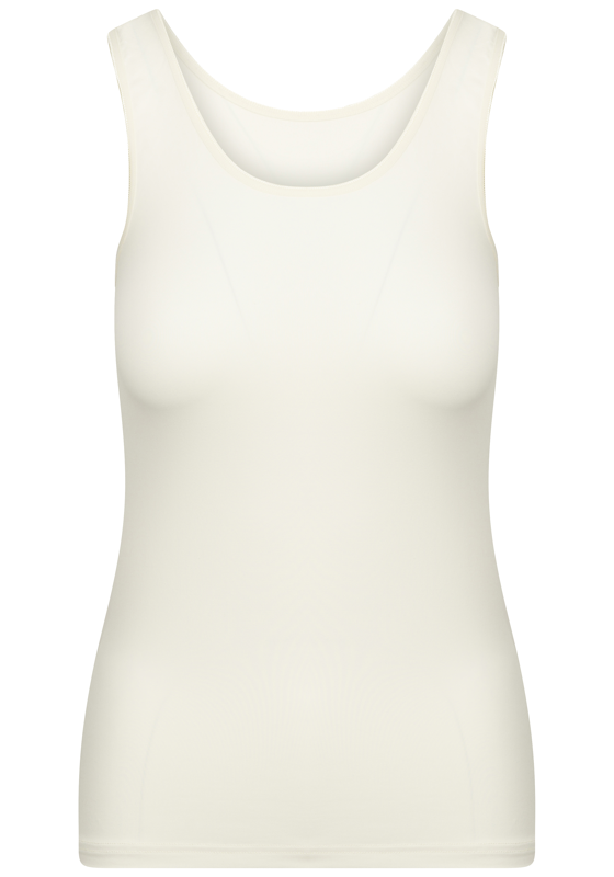 RJ Bodywear Pure Color dames top (1-pack), hemdje met brede banden, ivoor RJ Bodywear Pure Color dames top (1-pack), hemdje met brede banden, ivoor