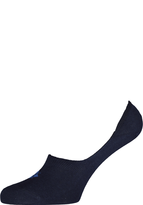 Burlington Everyday invisible herensokken (2-pack), katoen, marine blauw Burlington Everyday invisible herensokken (2-pack), katoen, marine blauw