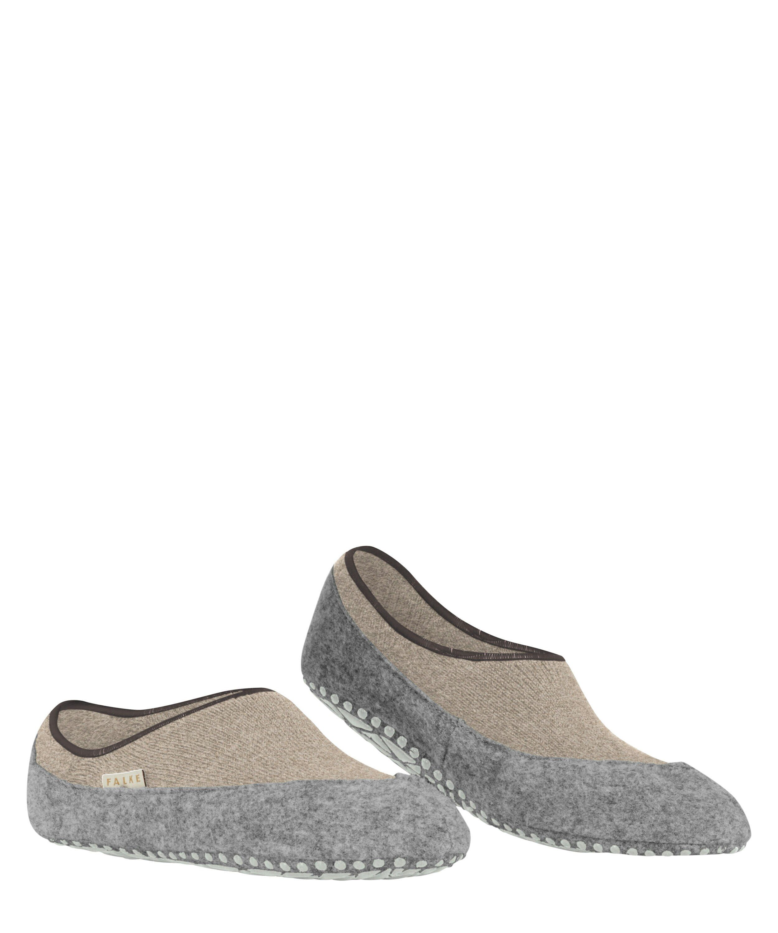 FALKE Cosyshoe dames pantoffels, beige (wheat melangeange)