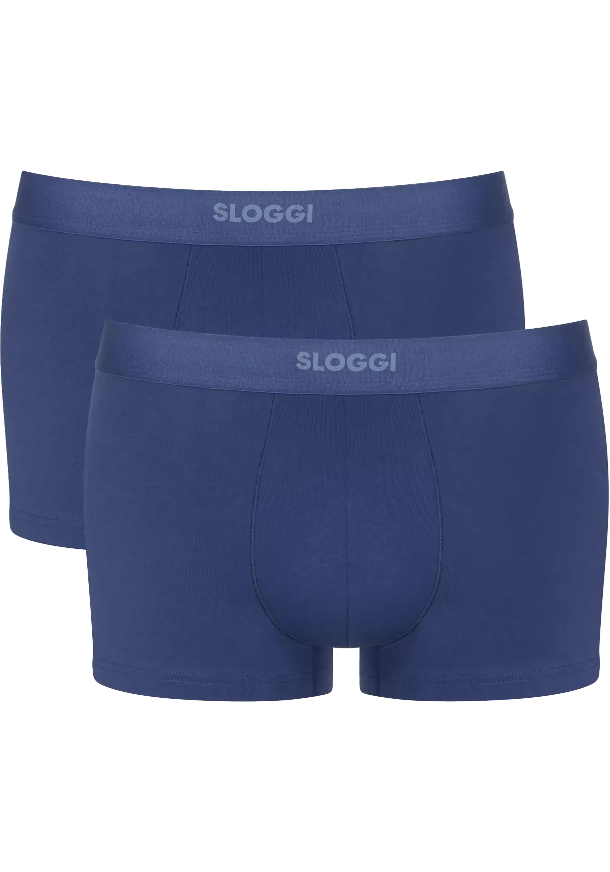 Sloggi Men EVER Ease Hipster, heren boxershort korte pijp (2-pack), donker kobaltblauw