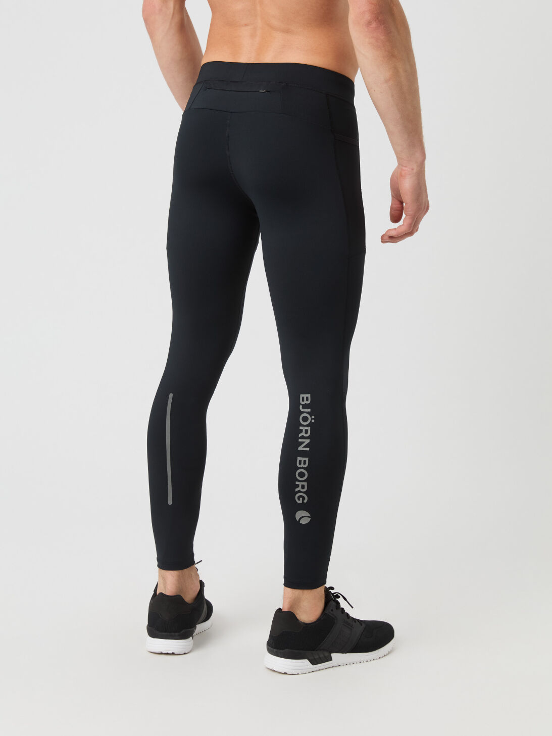 Bjorn Borg Performance Tights, heren sportbroek, zwart
