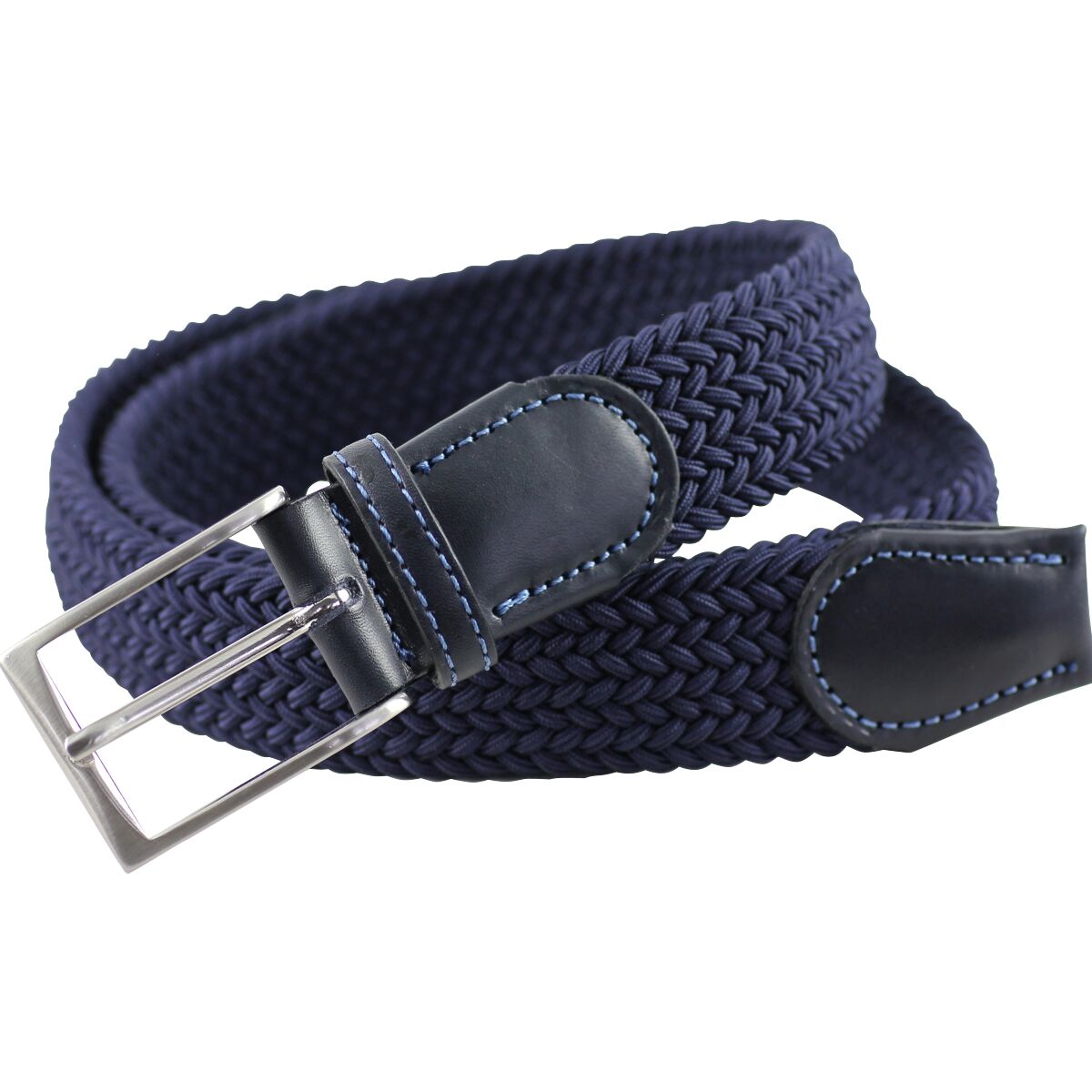 LINDENMANN elastische heren riem, marine