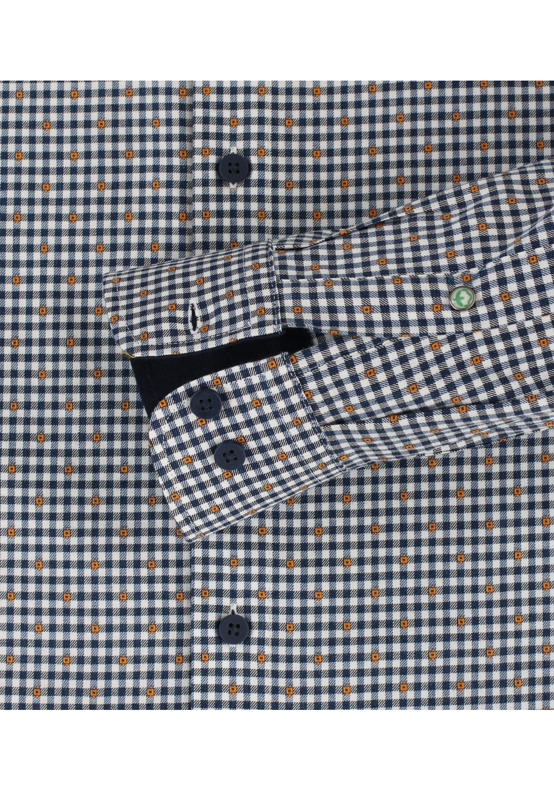 Redmond comfort fit overhemd, twill, blauw geruit - 242030111-10 Redmond comfort fit overhemd, twill, blauw geruit - 242030111-10