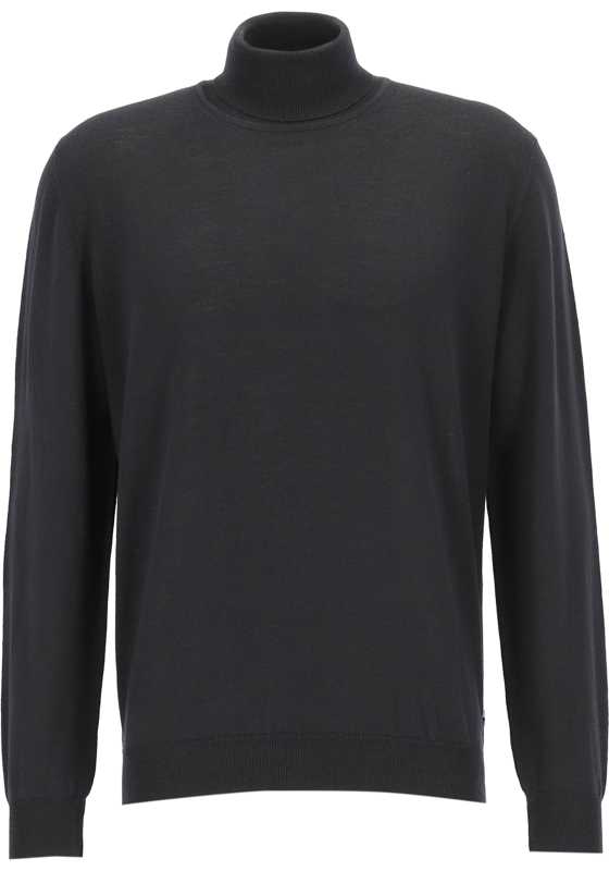 OLYMP modern fit coltrui wol, zwart OLYMP modern fit coltrui wol, zwart