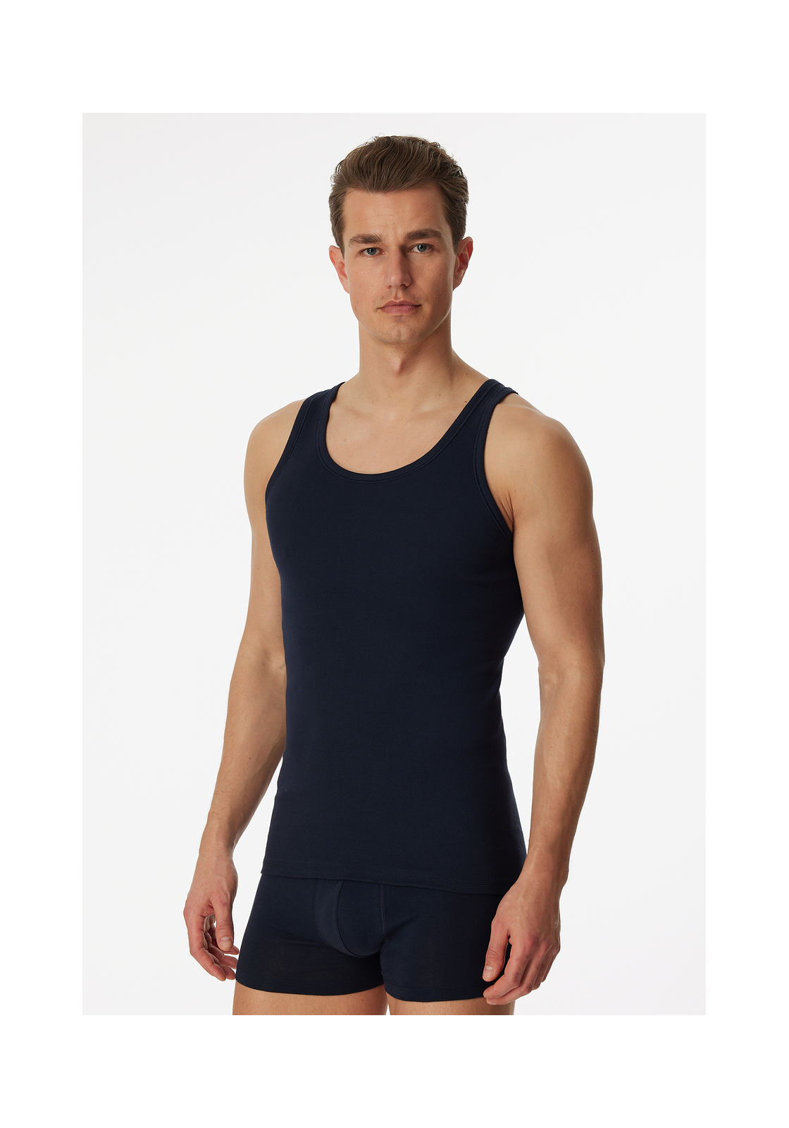 image_3_205144-815_3_1280x1280 SCHIESSER Cotton Essentials singlet (2-pack), heren onderhemden navy blauw