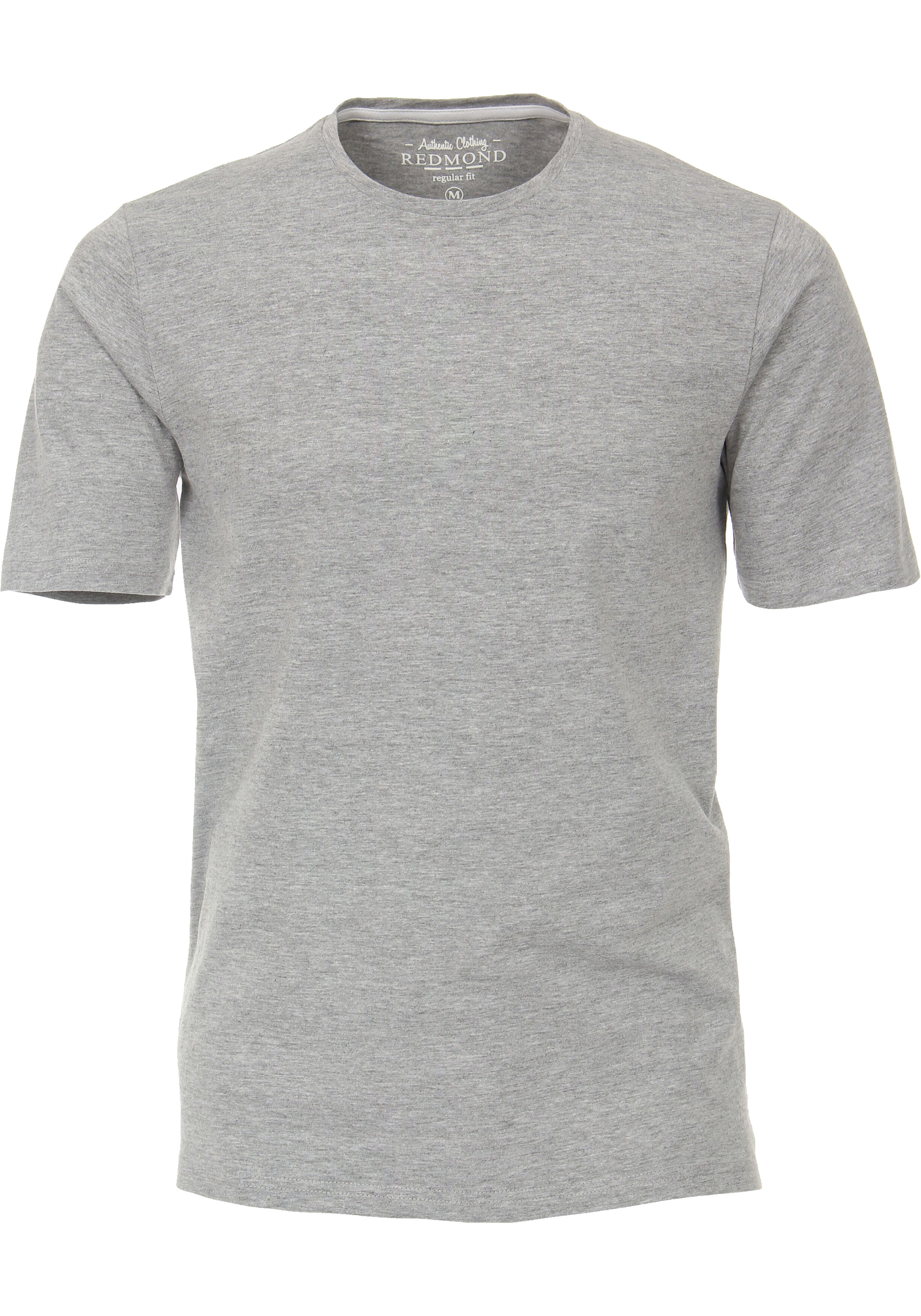 Redmond regular fit T-shirt, korte mouw O-hals, grijs