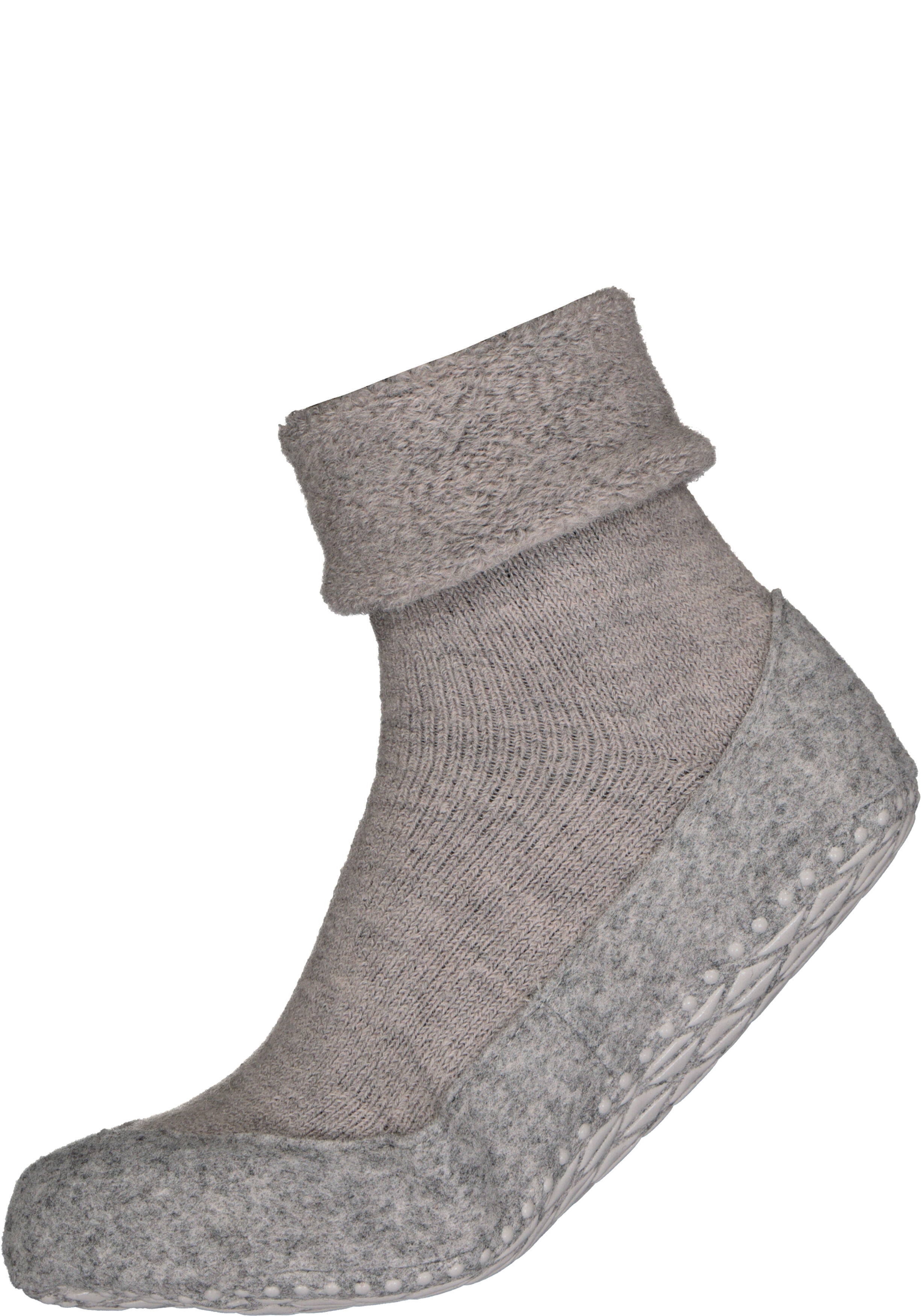 FALKE Cosyshoe dames huissokken, lichtgrijs (light grey)