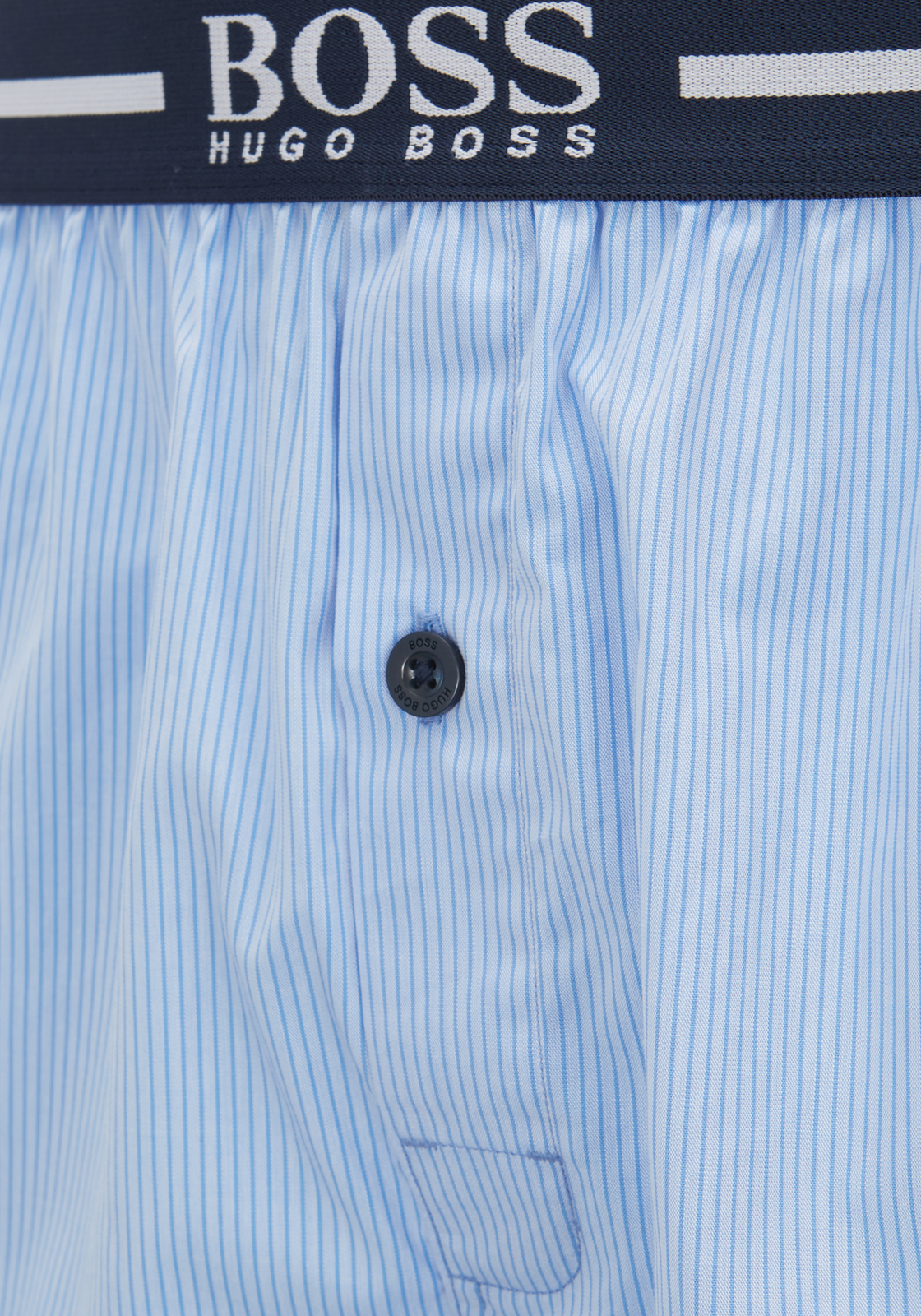 2-4021410592813-hugo-boss-wijde-boxer_HR HUGO BOSS boxershorts woven (2-pack), heren boxers wijd model, lichtblauw met wit geruit en gestreept