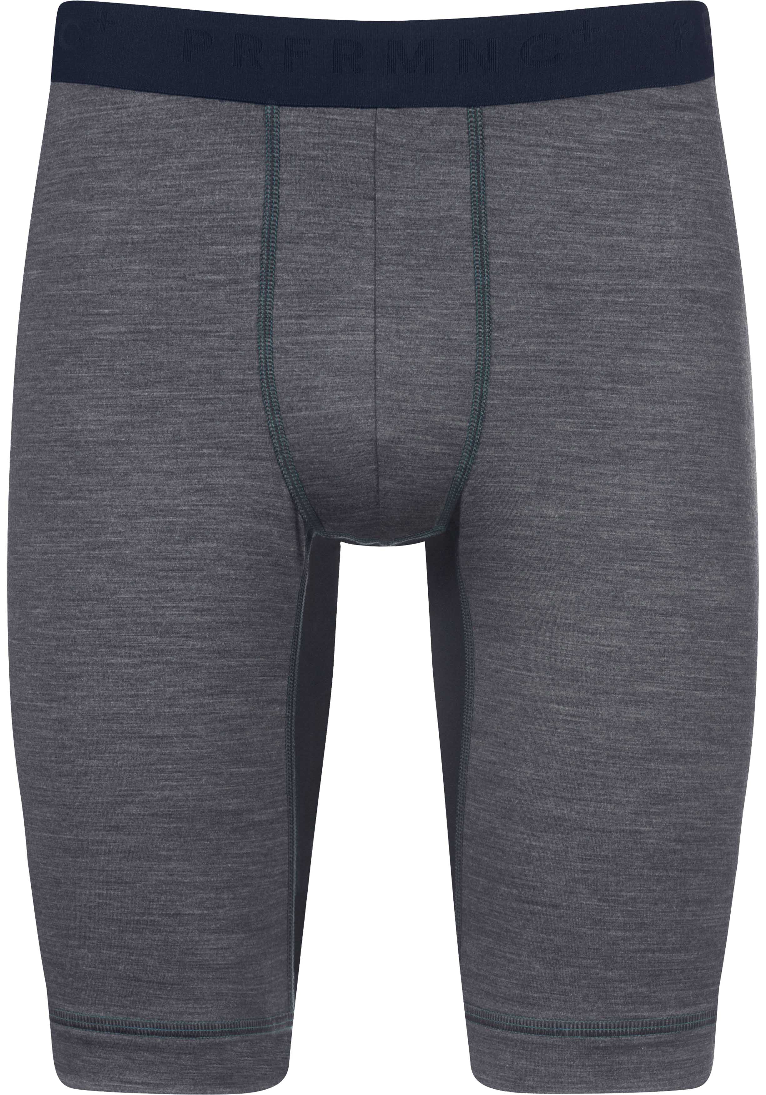 Mey heren cyclist Prfrmnc+, thermo longshort jeansblauw