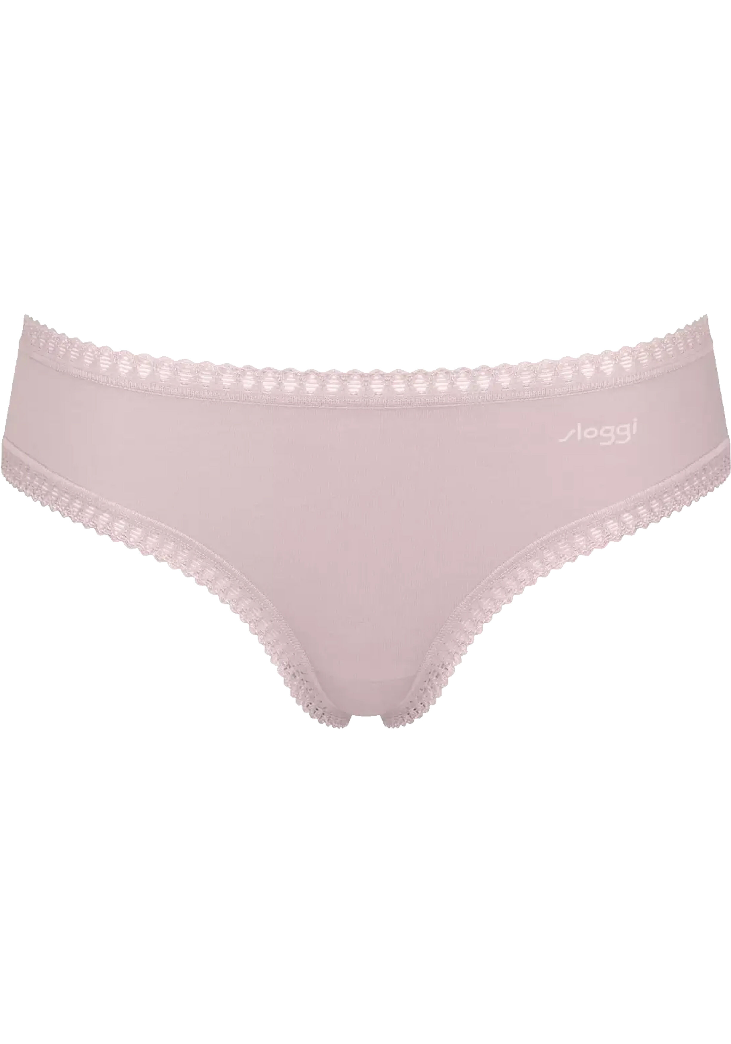 Sloggi Women GO Crush Hipster (3-pack), dames slip, lichtroze, mauve, print