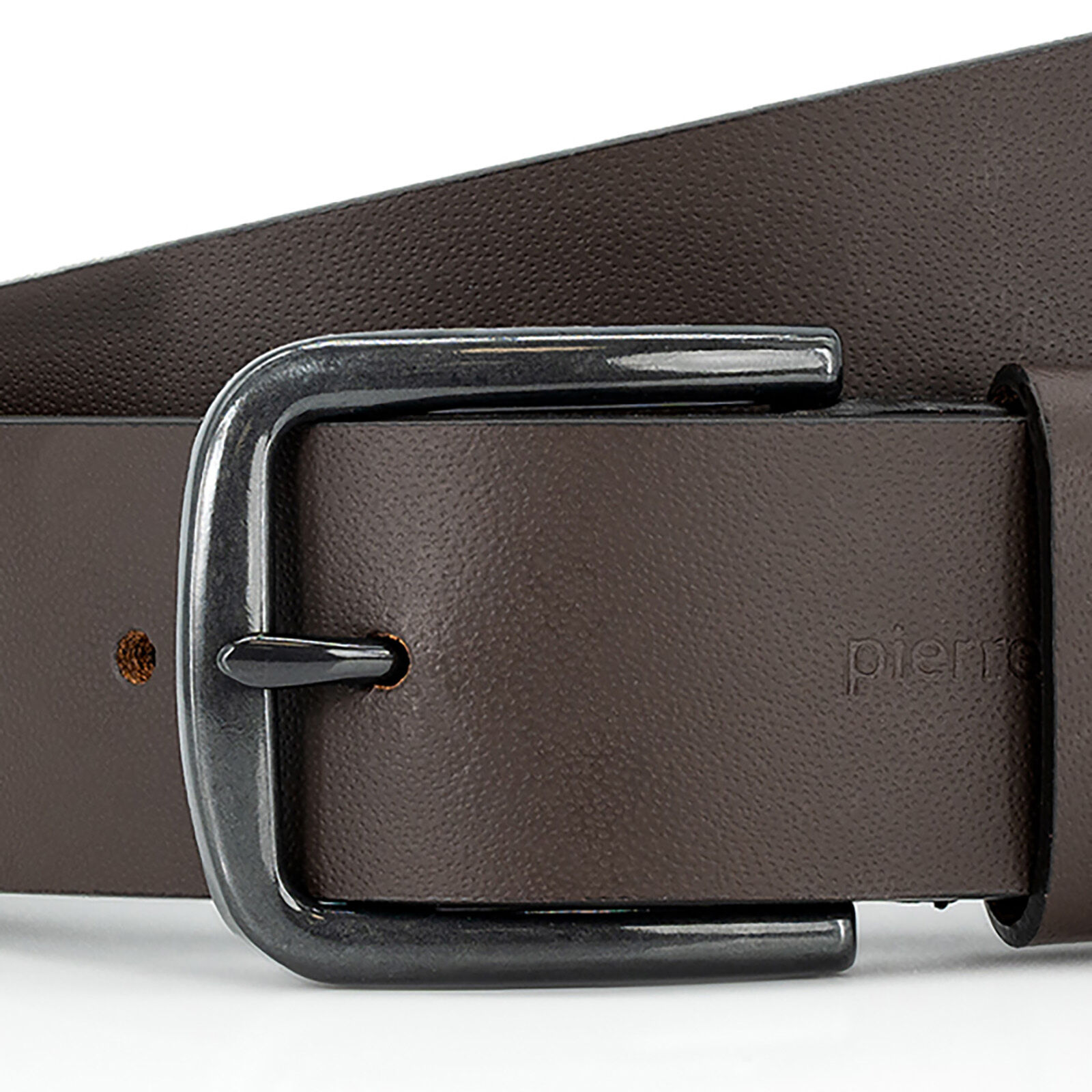 PIERRE CARDIN leren heren riem, bruin