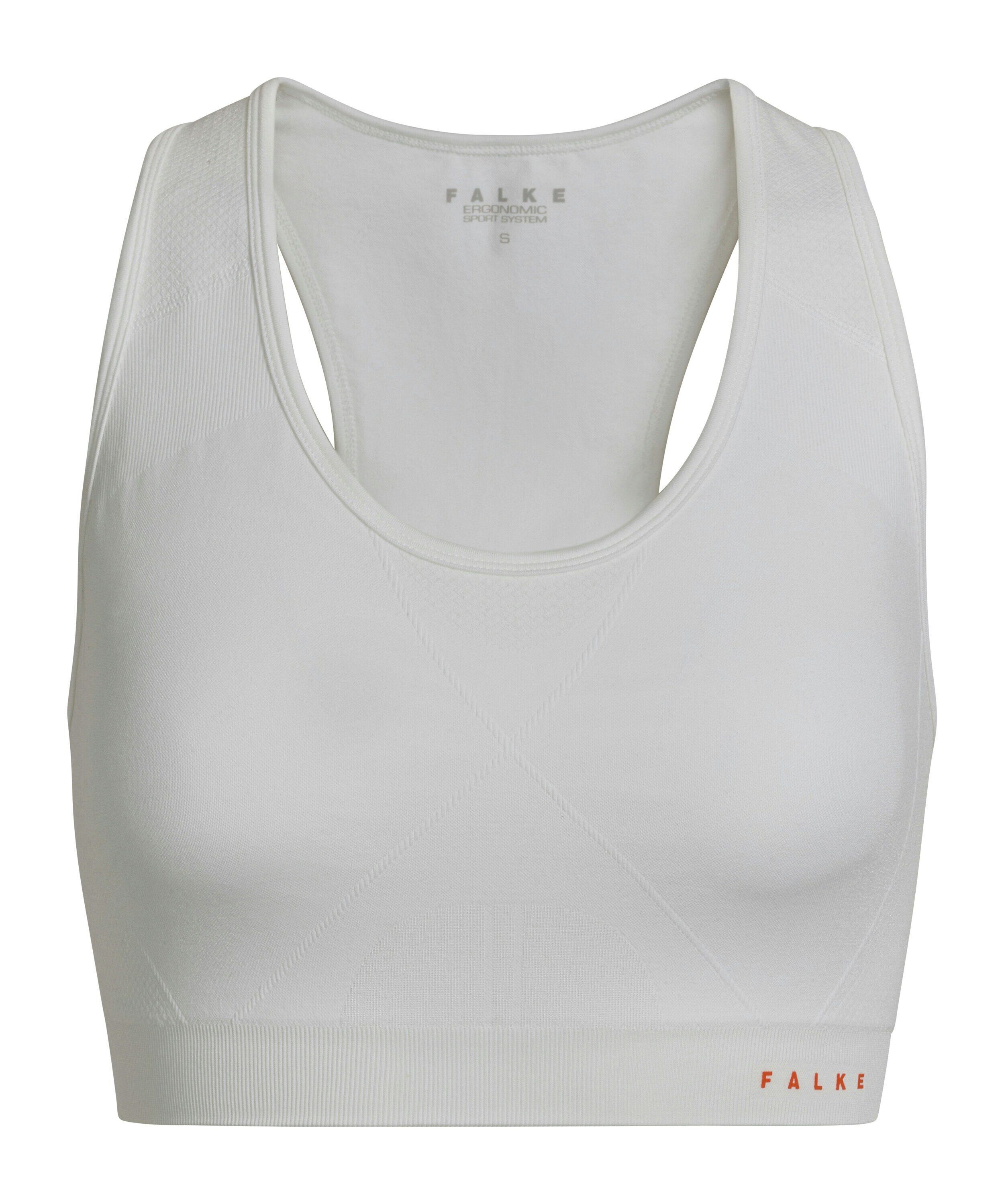 FALKE madison low support dames sportbeha, wit (white)