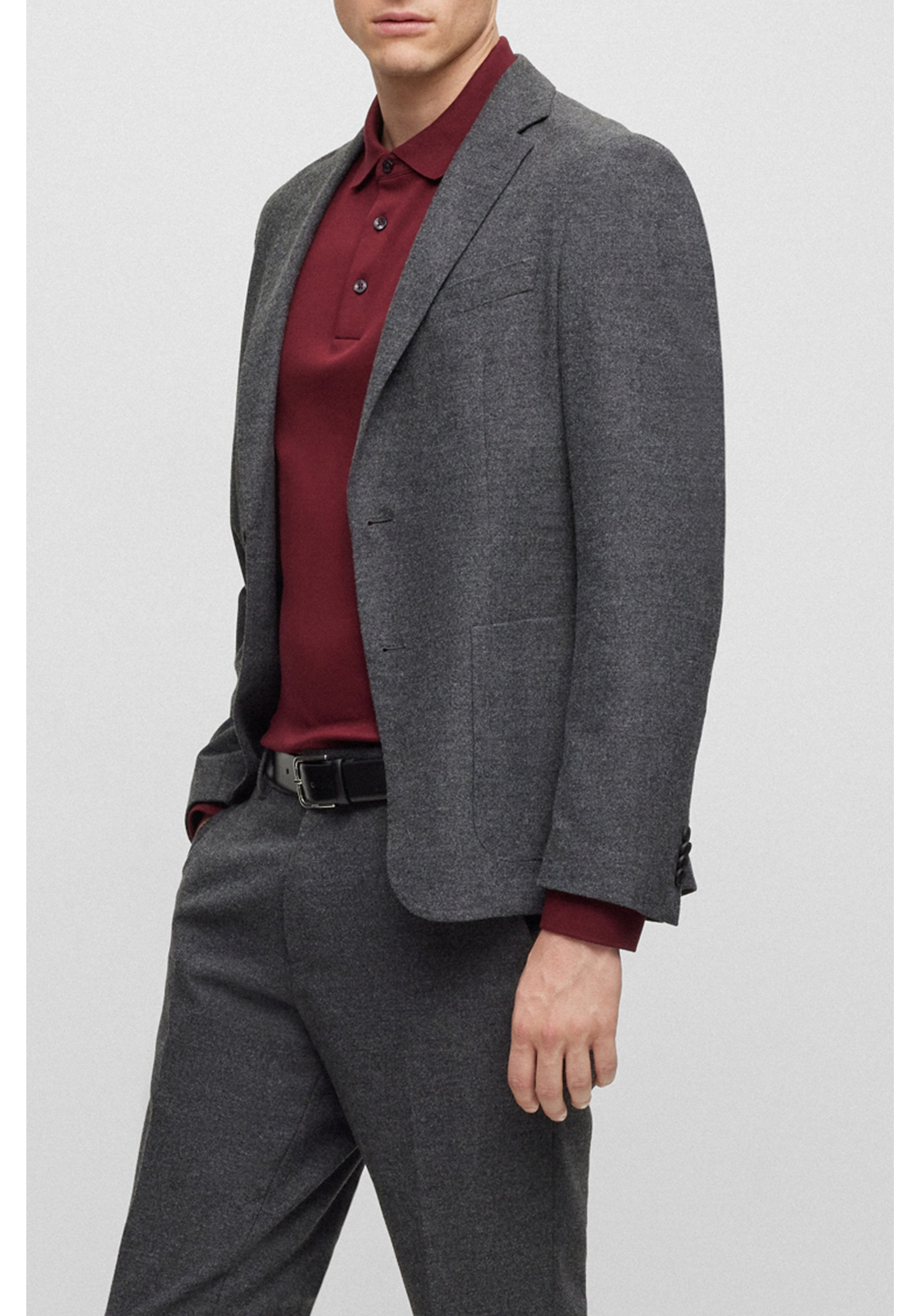 2-4063538135404-hugo_boss-poloshirt_HR BOSS Pado regular fit polo lange mouw, jersey, rood