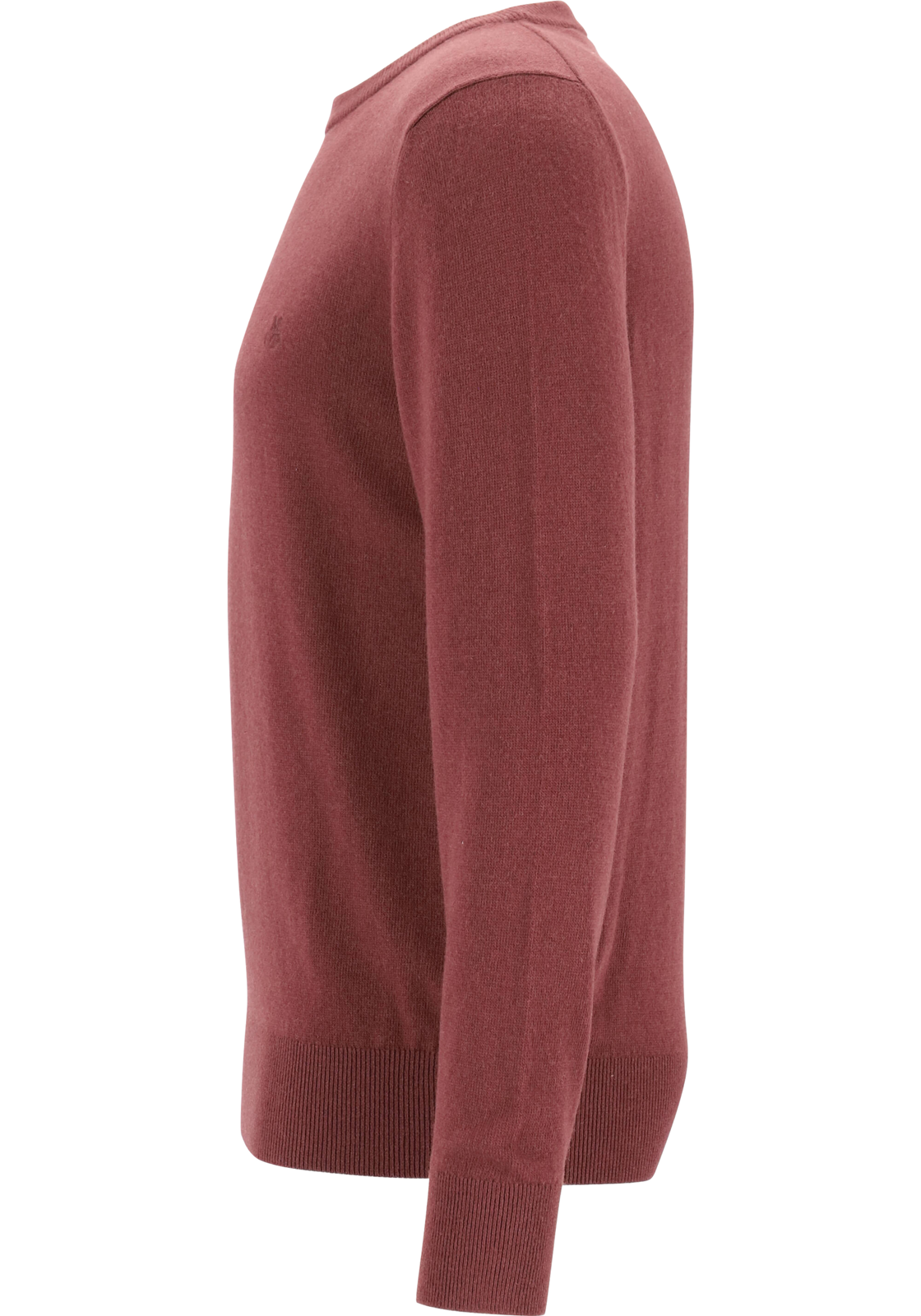 2-7325868306327-Marc_OPolo-MP_TR_rood_329514460504690_360_HR Marc O'Polo regular fit pullover, heren trui wol- met katoenmengsel met O-hals, bordeauxrood (middeldik)