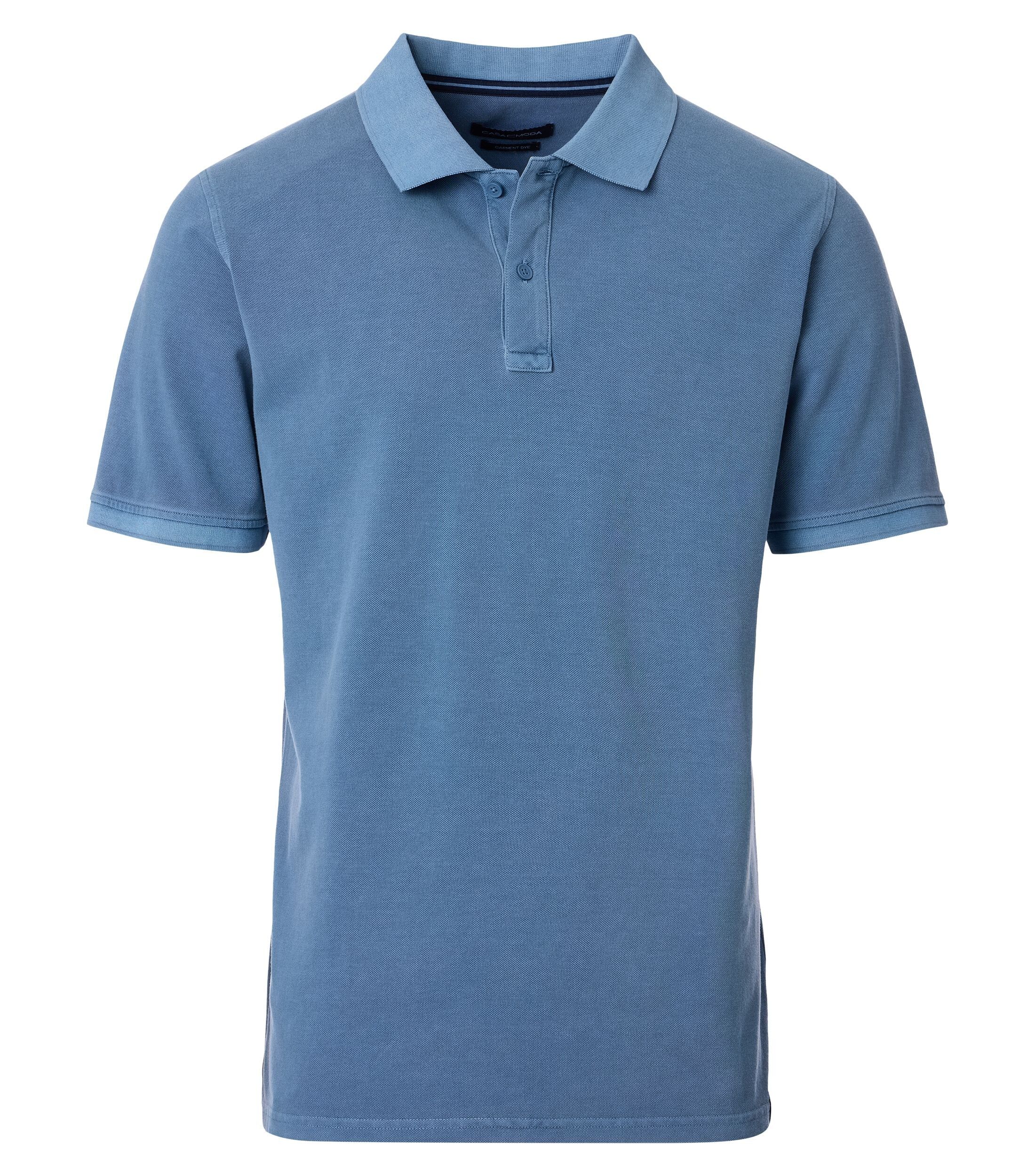 CASA MODA comfort fit heren polo, aqua
