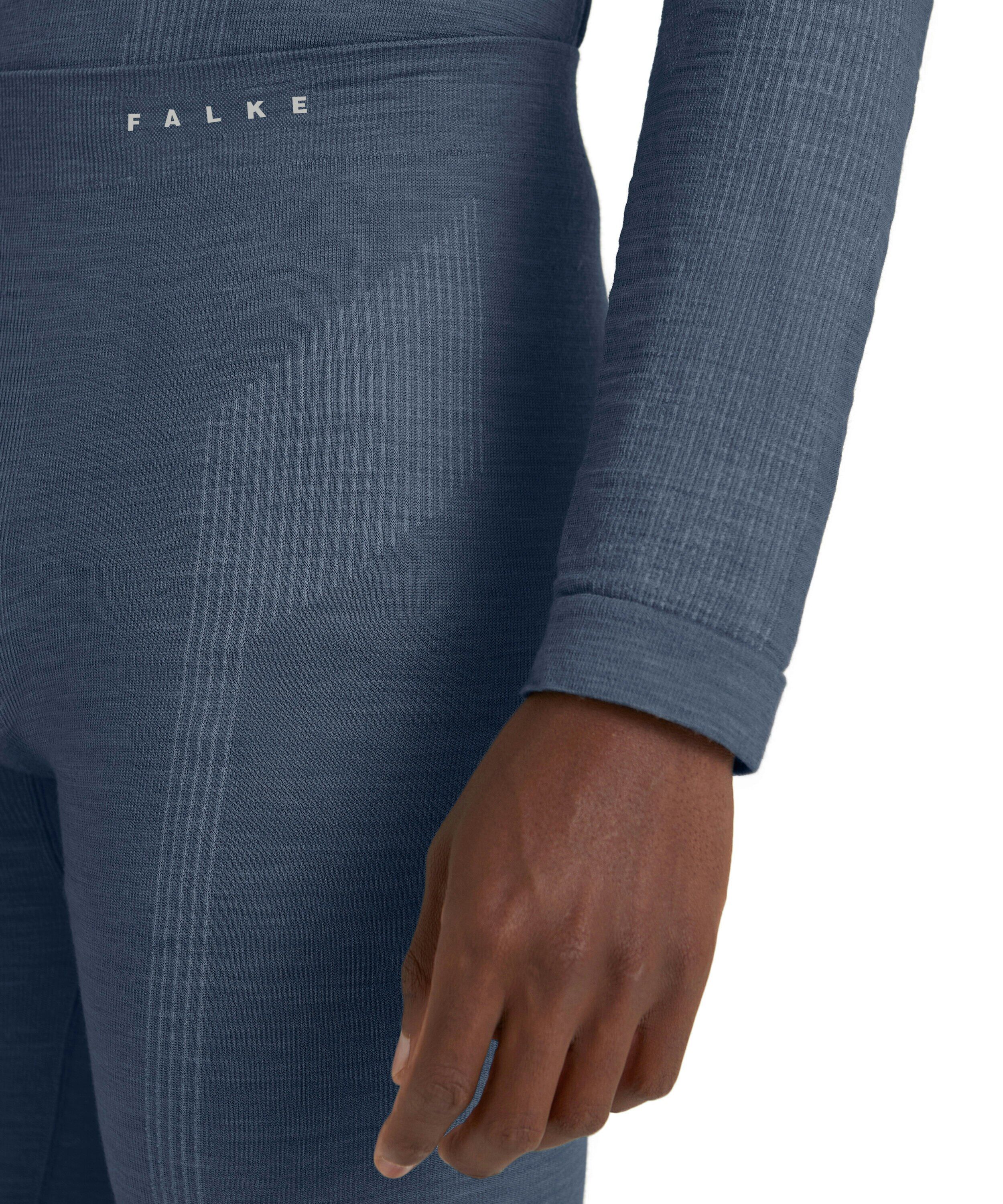 FALKE heren tights Wool-Tech, thermobroek, blauw (capitain)
