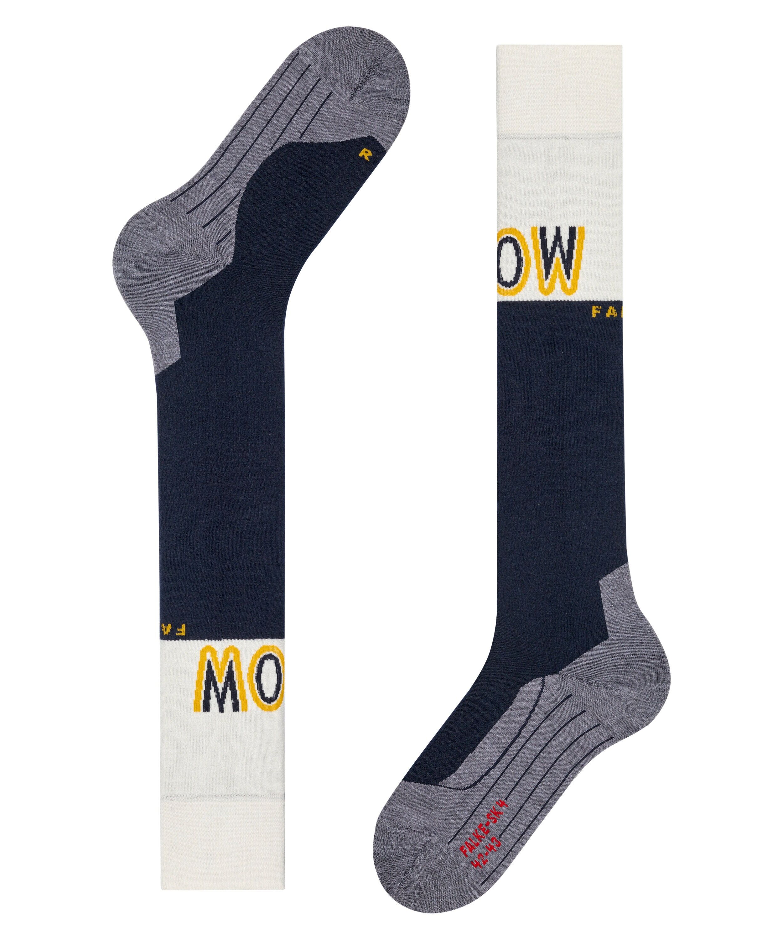 FALKE SK4 Advanced heren skiing kniekousen, marine blauw (marine)