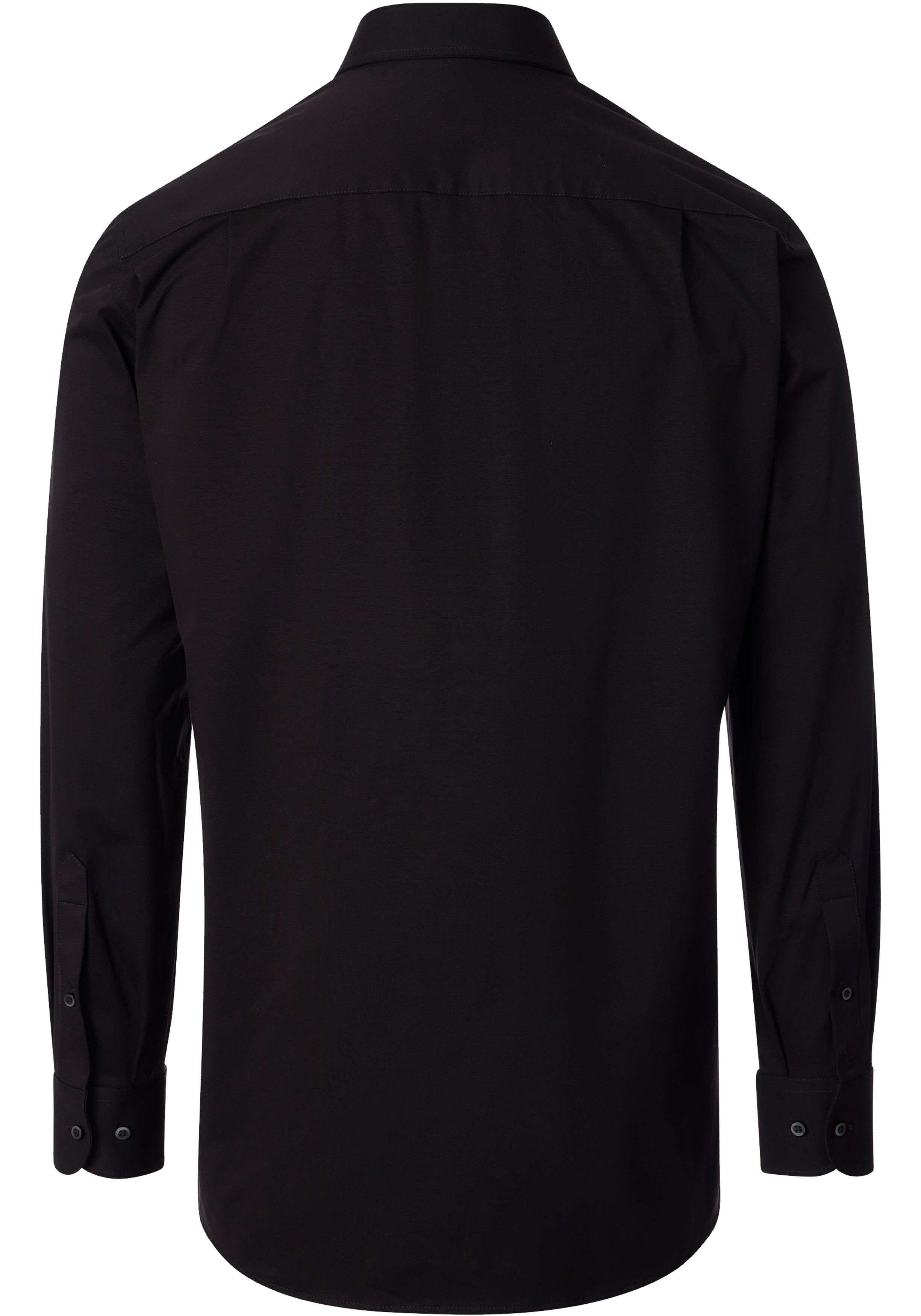 VENTI CASA MODA comfort fit overhemd, jersey, zwart