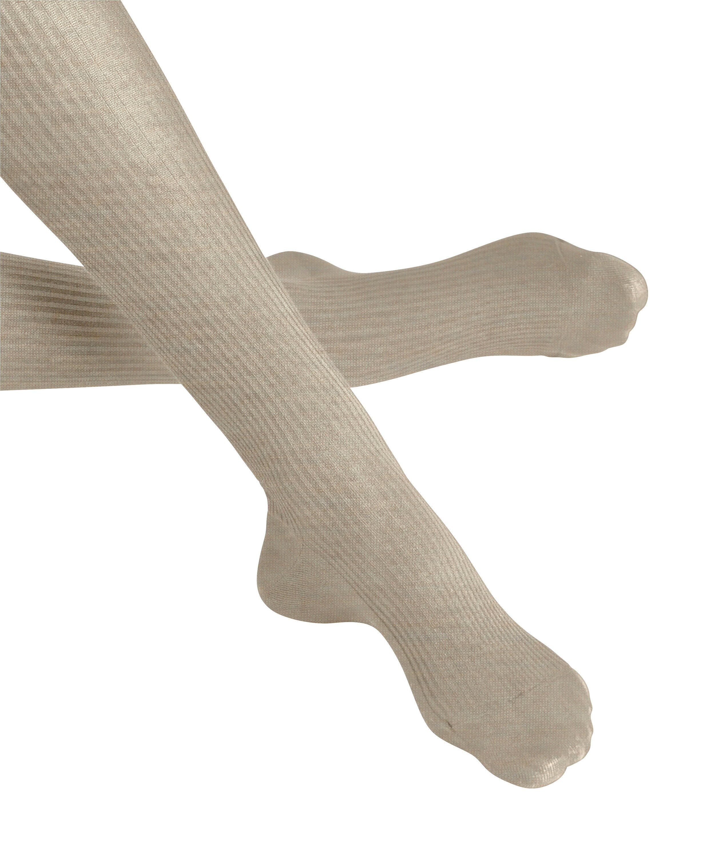 FALKE Family Rib TI dames panty, linen melange