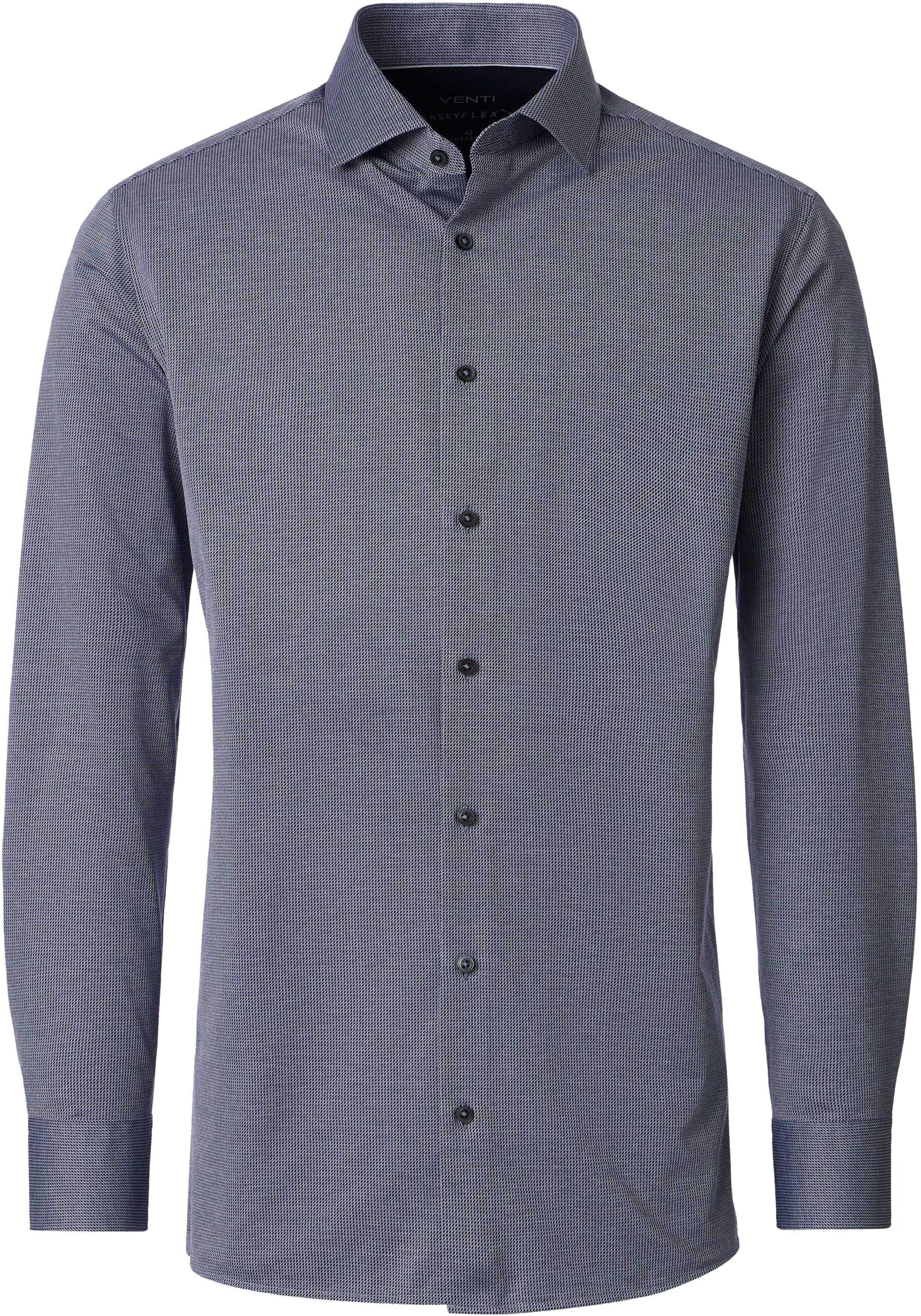 VENTI CASA MODA comfort fit overhemd, jersey, lichtblauw